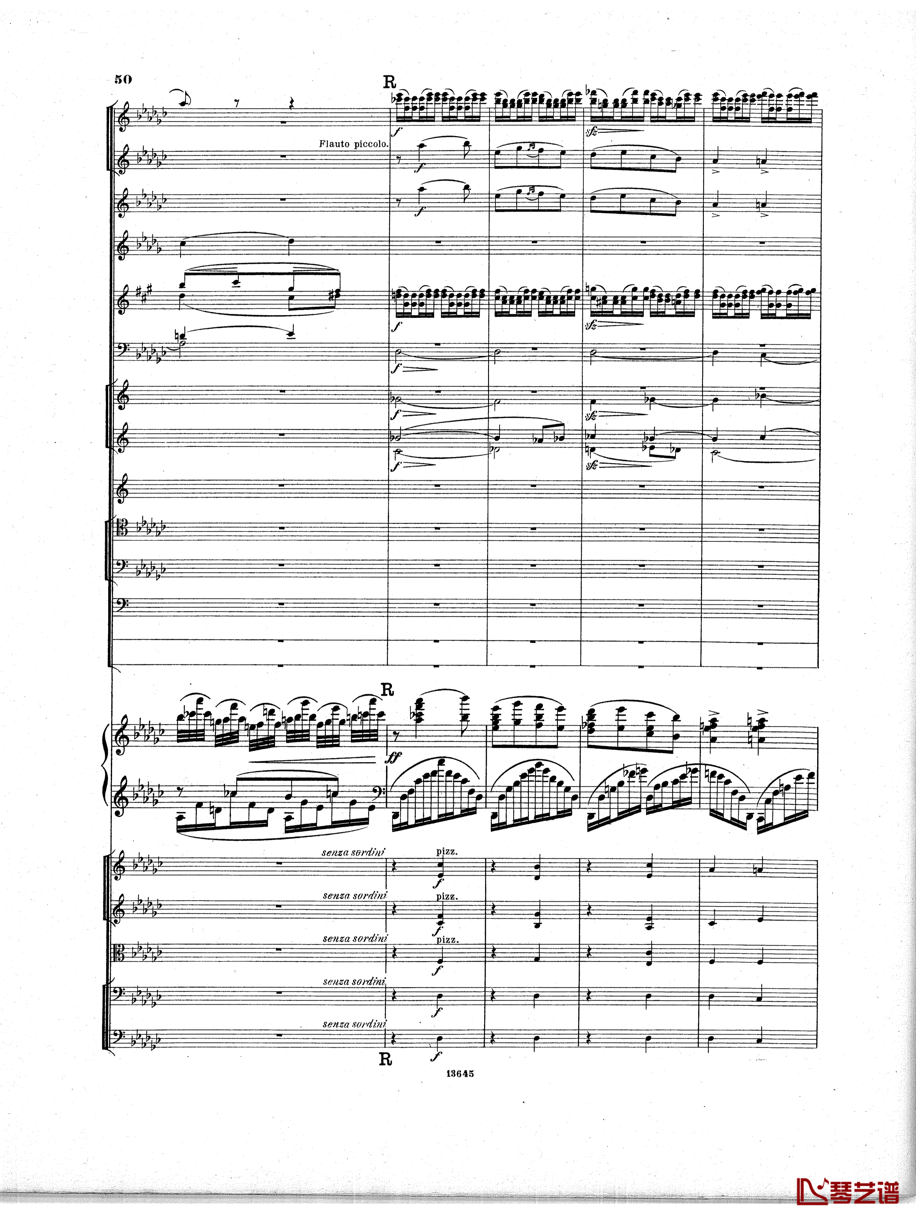 Lyapunov 降E小调第一钢琴协奏曲 Op.4钢琴谱-Lyapunov49