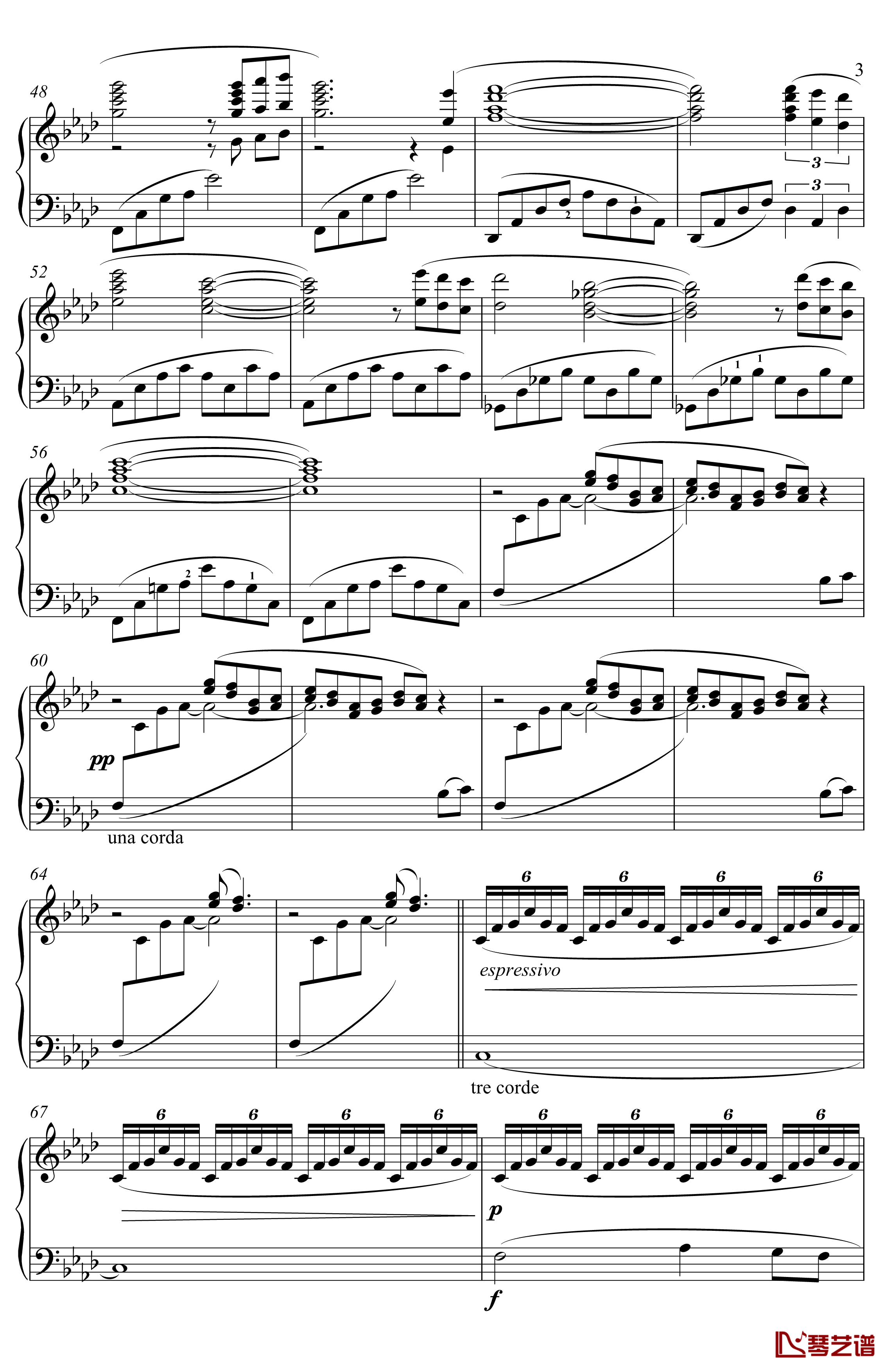Fantasia 钢琴谱-for Nausica-久石让3