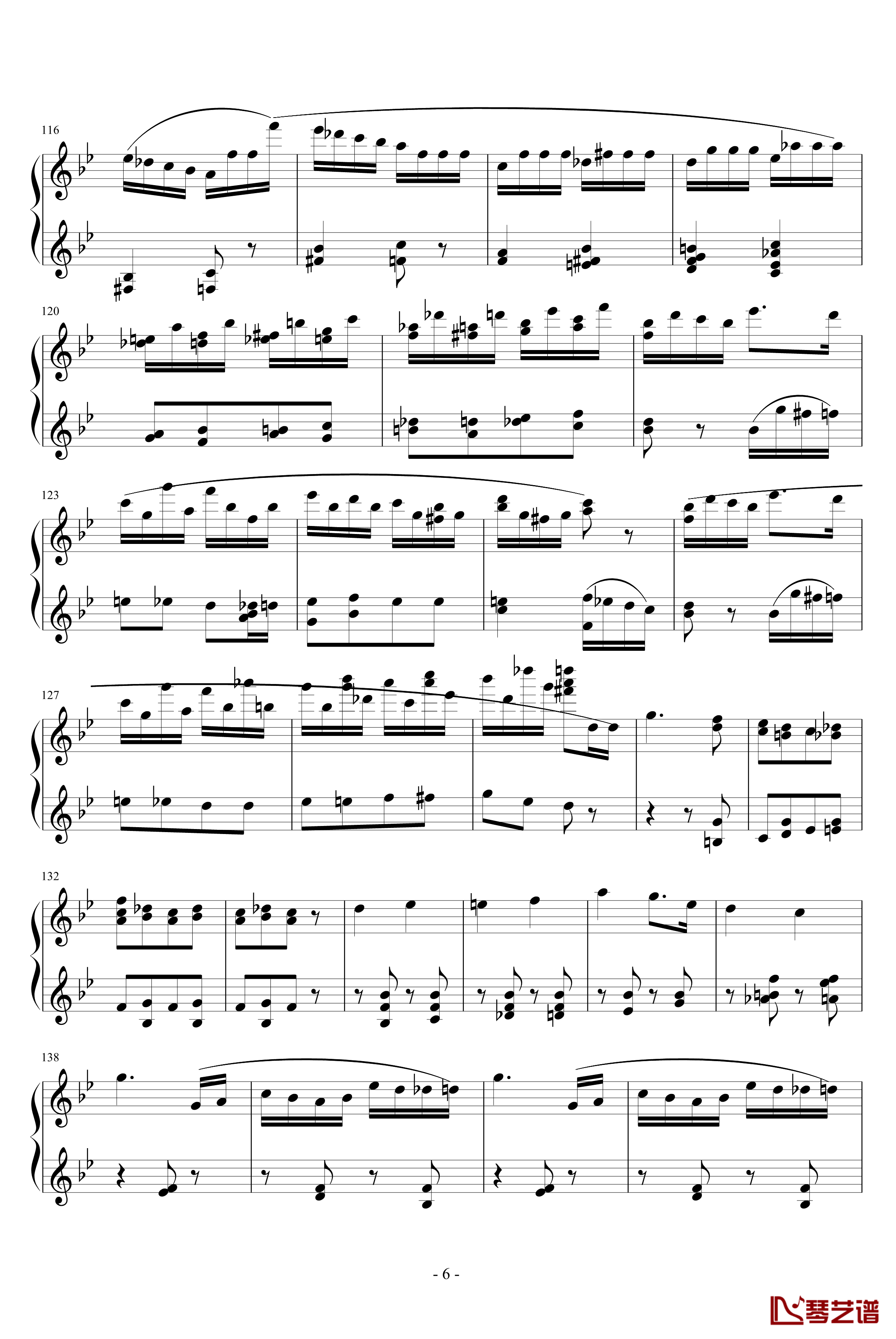 胡桃夹子序曲钢琴谱-柴科夫斯基-Peter Ilyich Tchaikovsky6