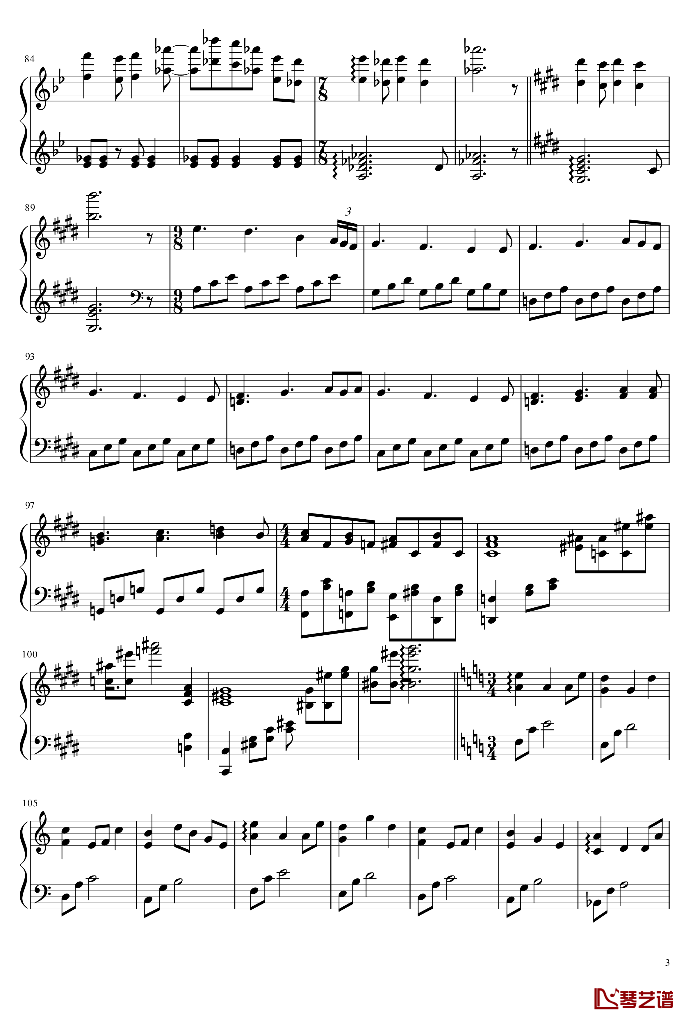 摩天轮钢琴谱-PeterPan_n3