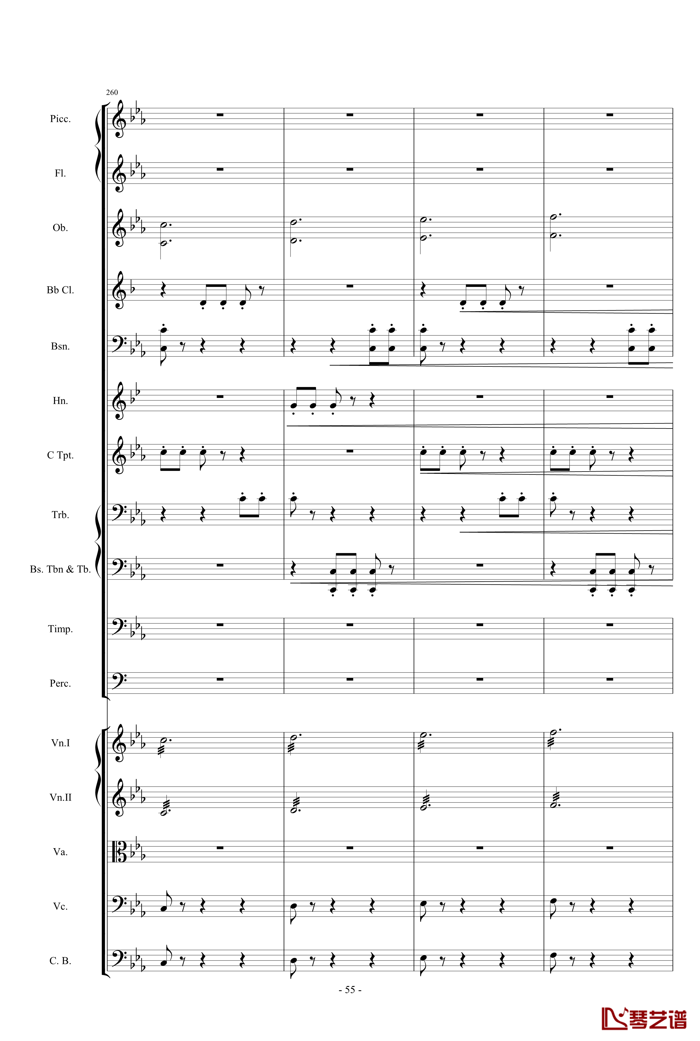 愤怒的小鸟交响曲第三乐章Op.5 no.3钢琴谱-1057257855