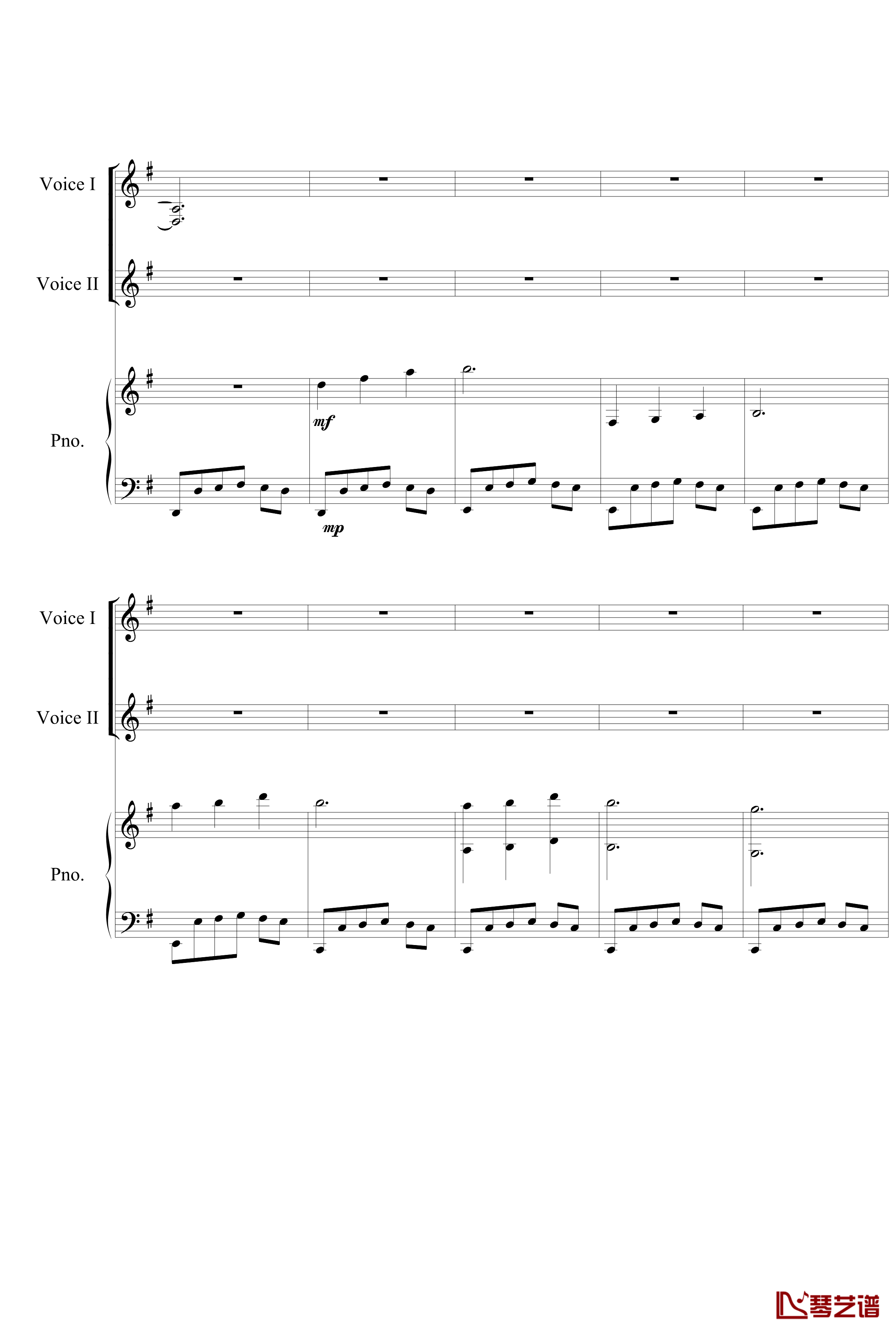 霍乱时期的爱情钢琴谱-正式版-森小爪2