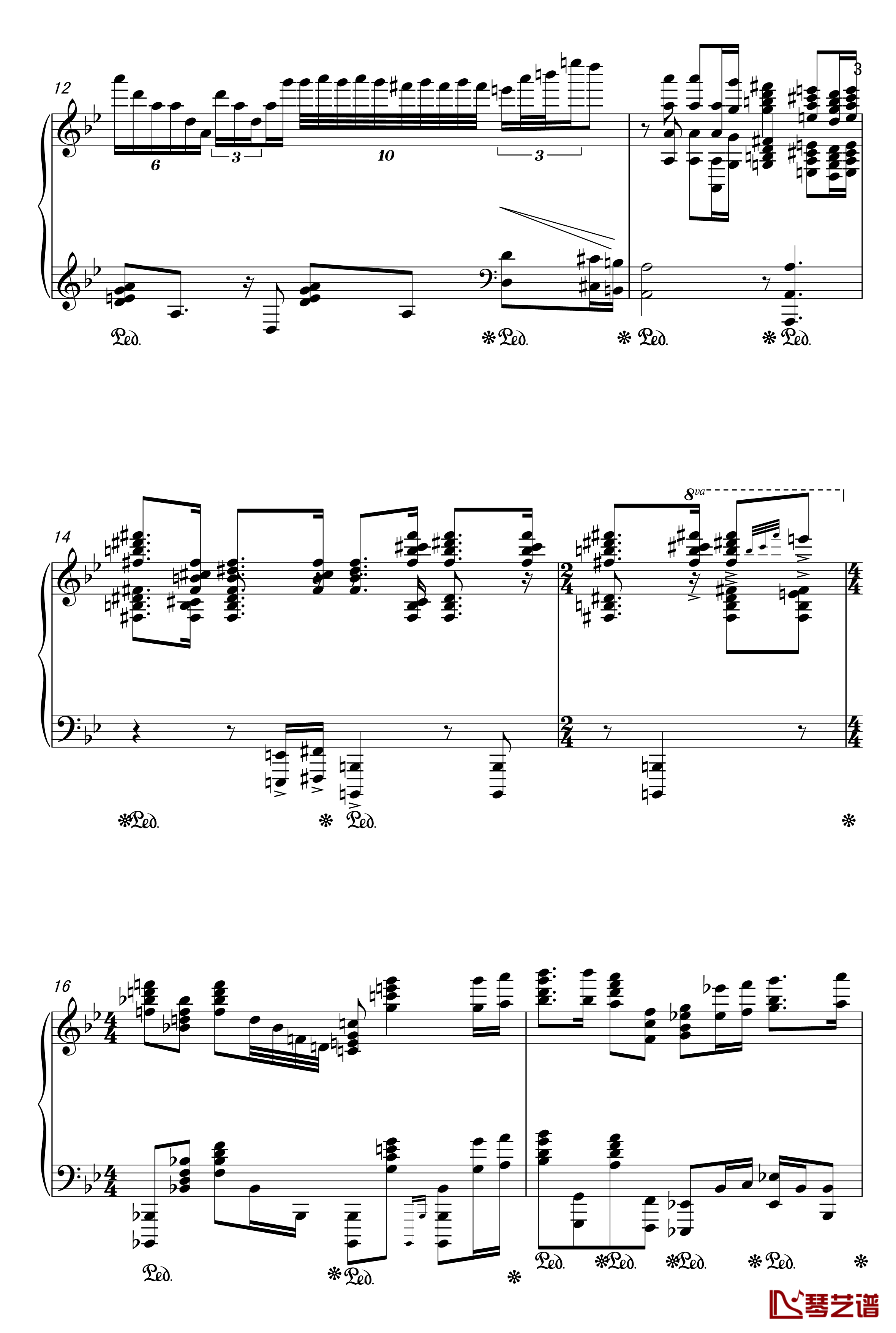 侏罗纪公园钢琴谱-Jarrod Radnich3