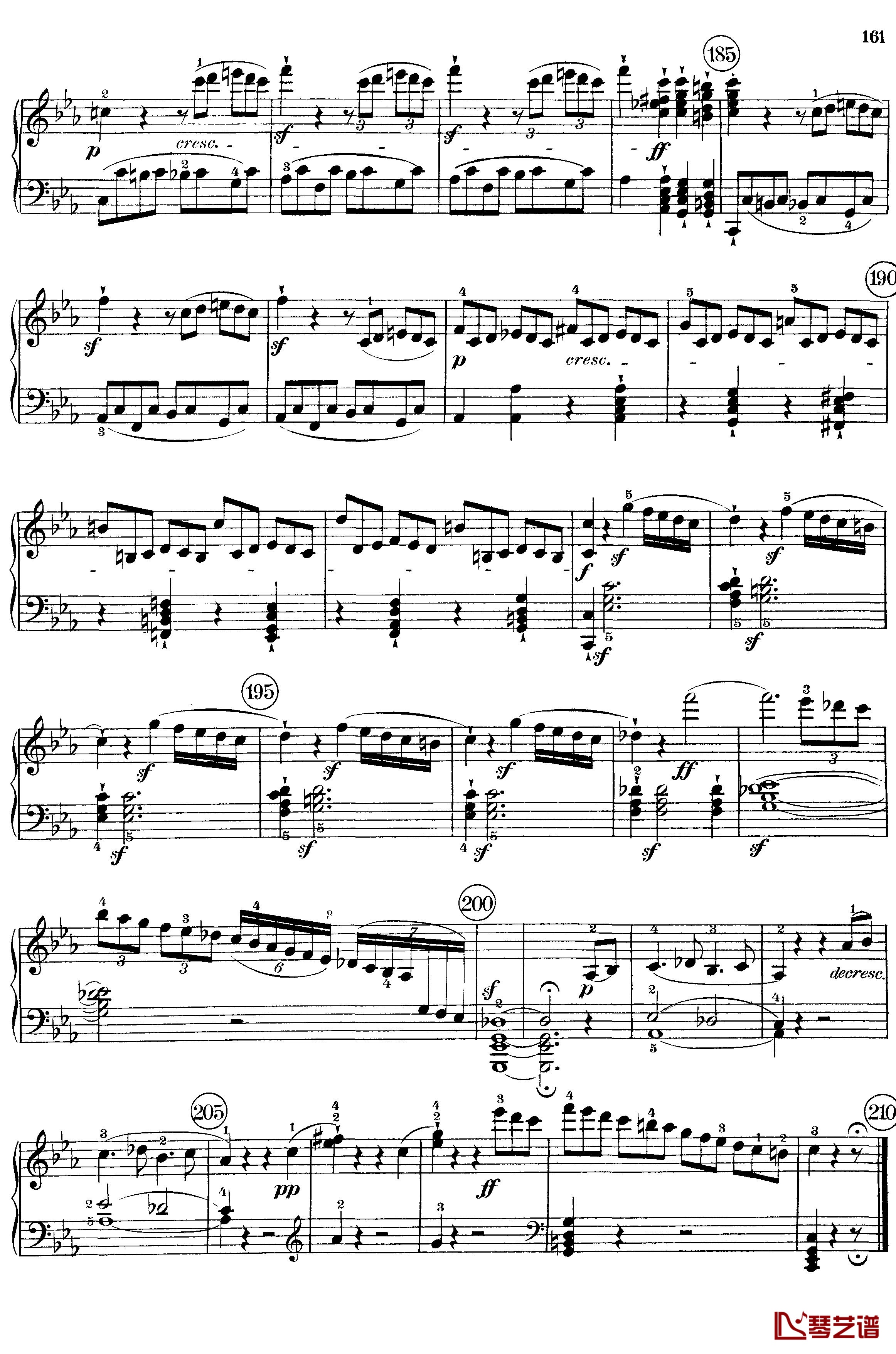 悲怆钢琴谱-c小调第八号钢琴奏鸣曲-全乐章-带指法版-贝多芬-beethoven19