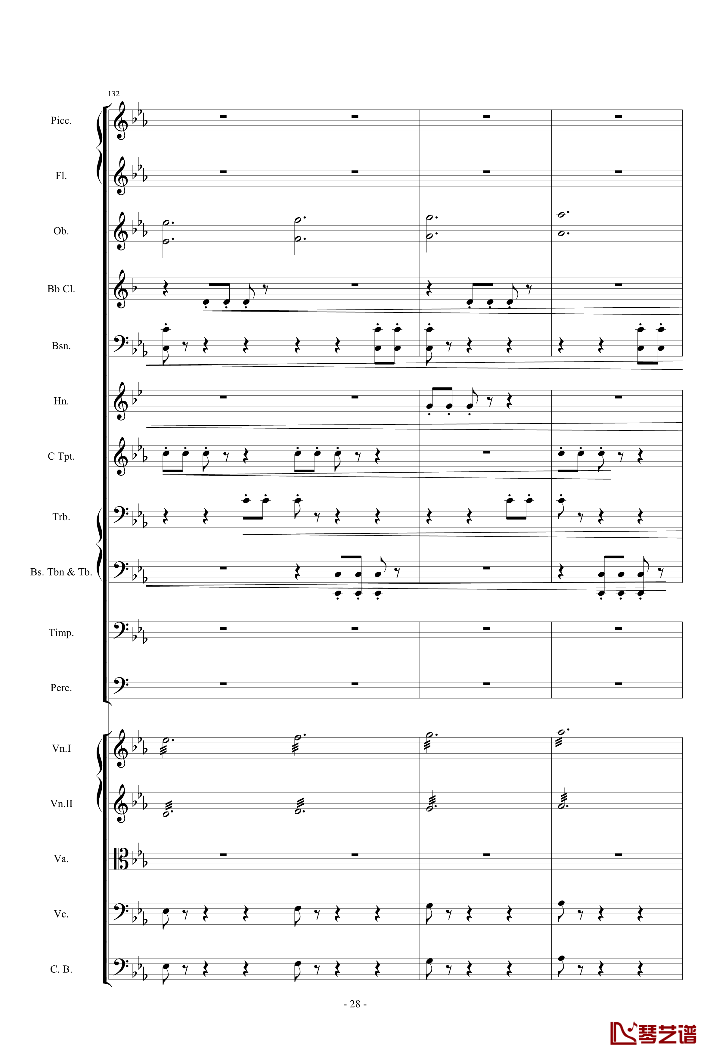 愤怒的小鸟交响曲第三乐章Op.5 no.3钢琴谱-1057257828