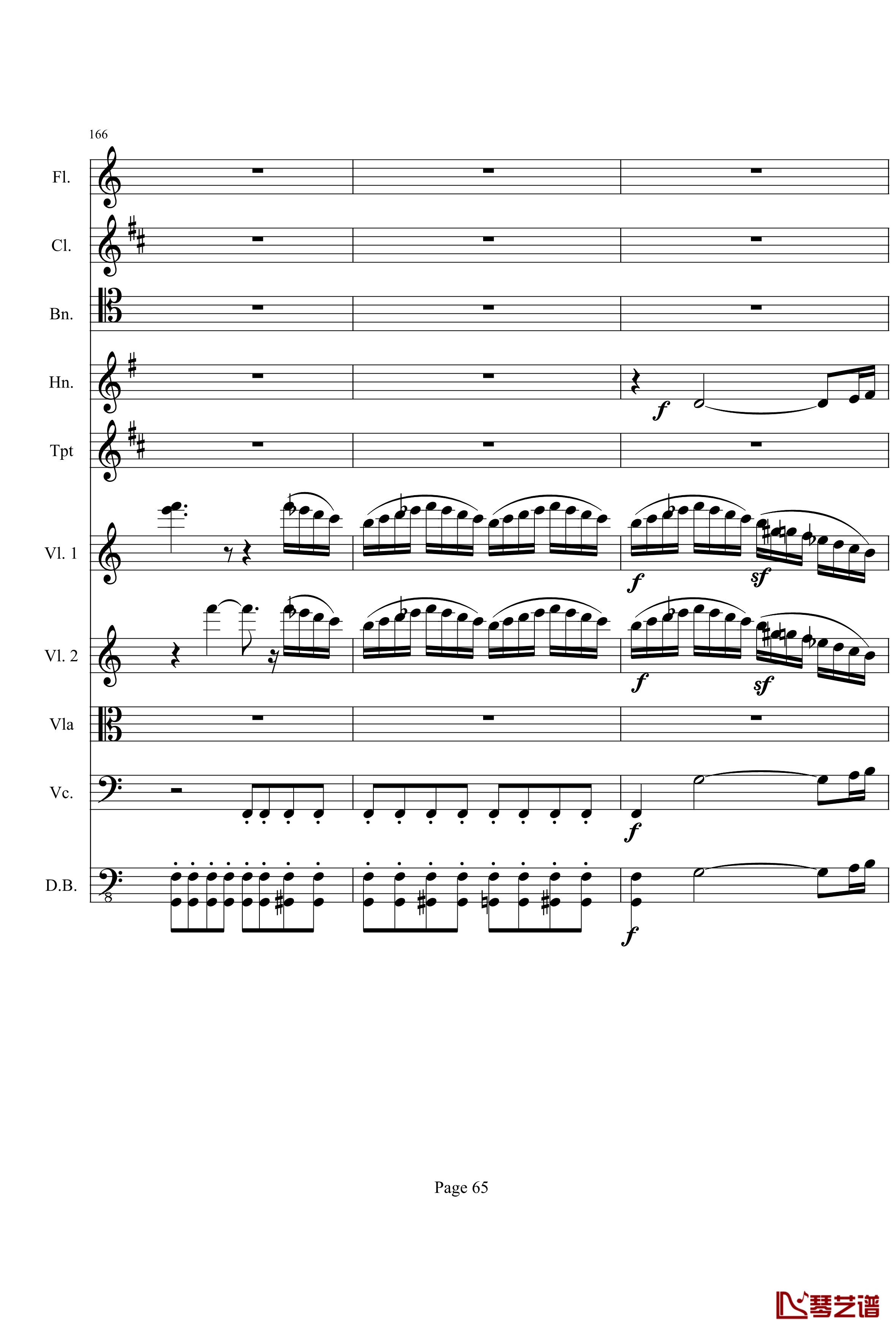 奏鸣曲之交响钢琴谱-第21-Ⅰ-贝多芬-beethoven65