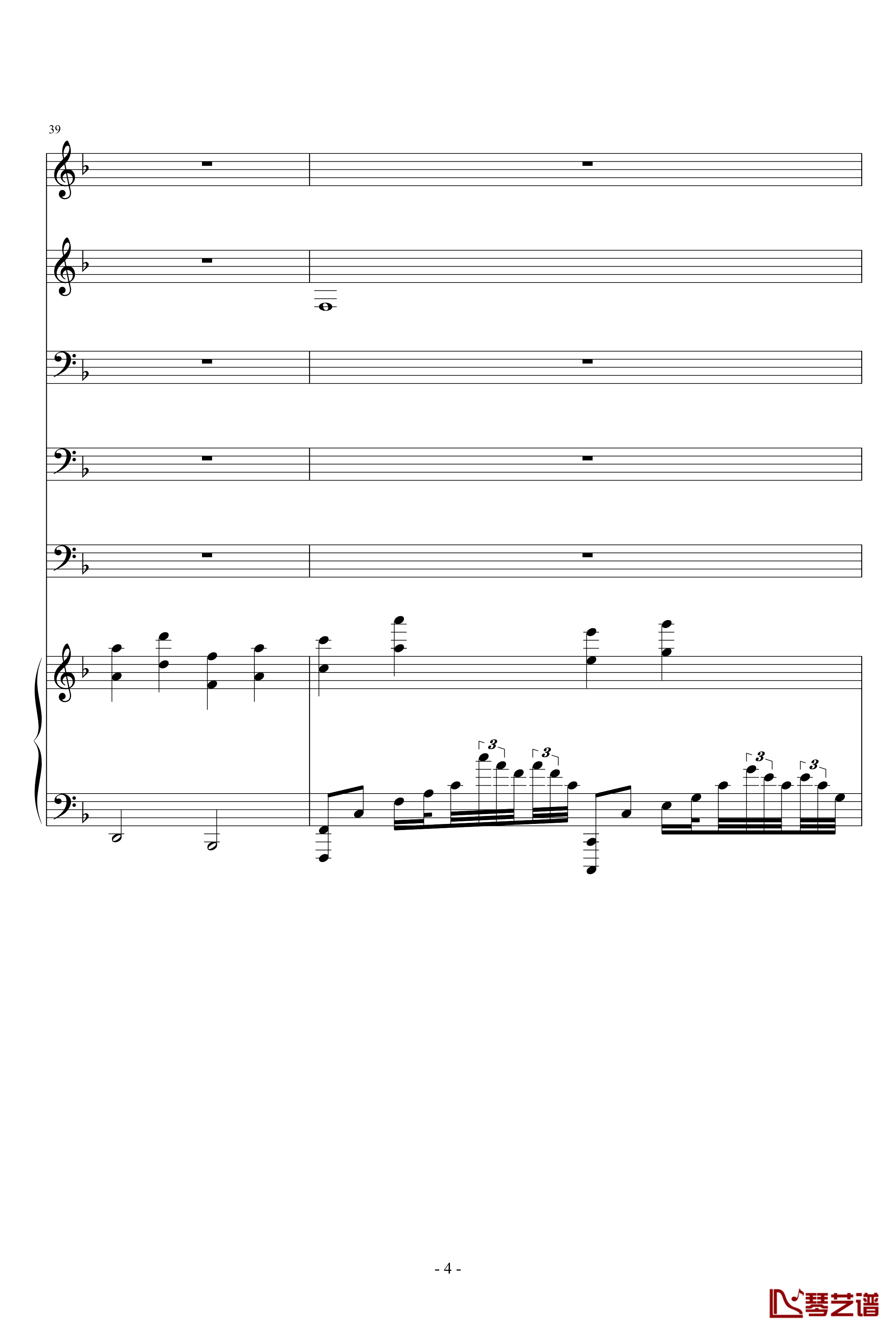 The Song of AFCG钢琴谱-Intro-Ｓòrγy.4