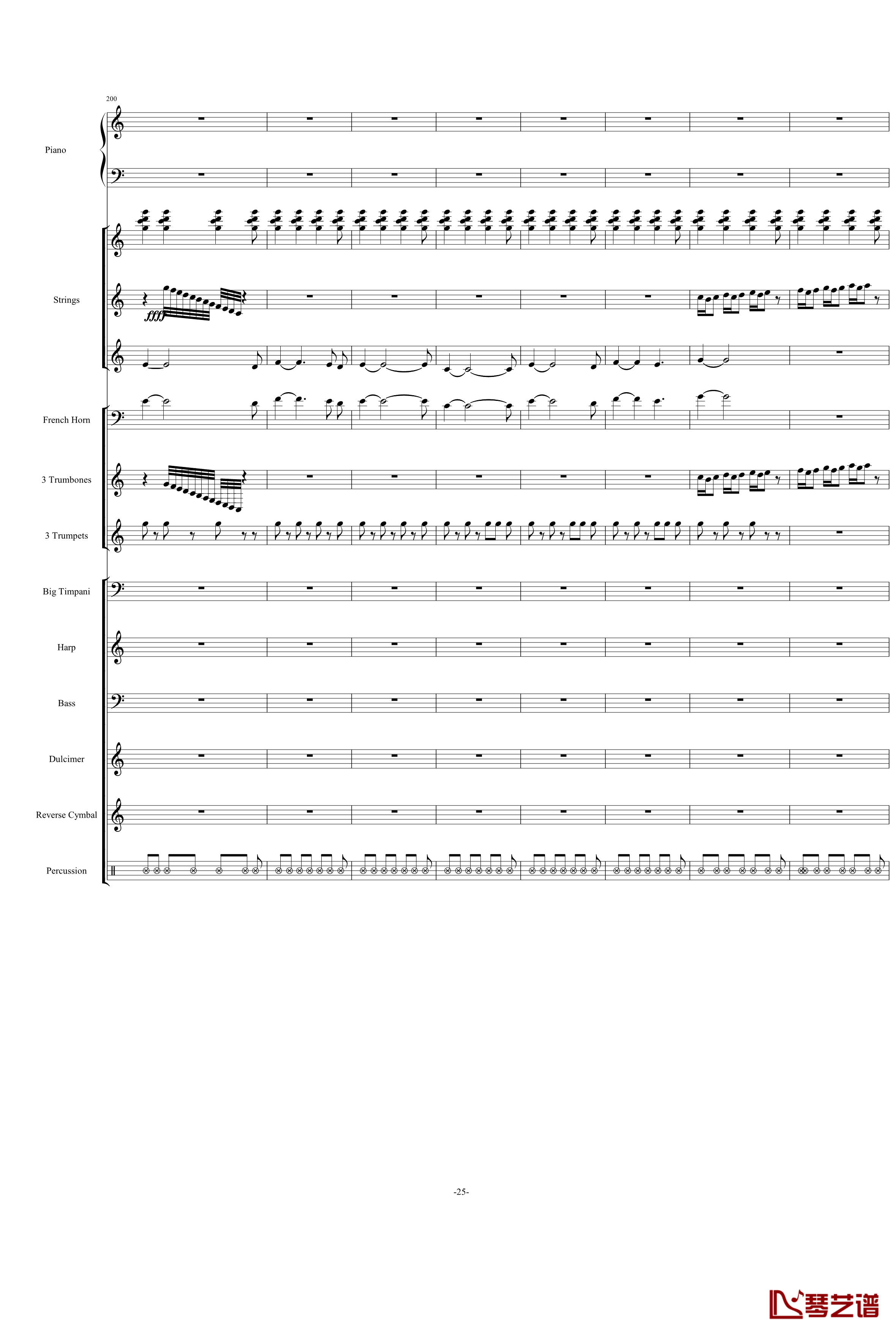 Santorini圣托里尼钢琴谱-完整版-雅尼25