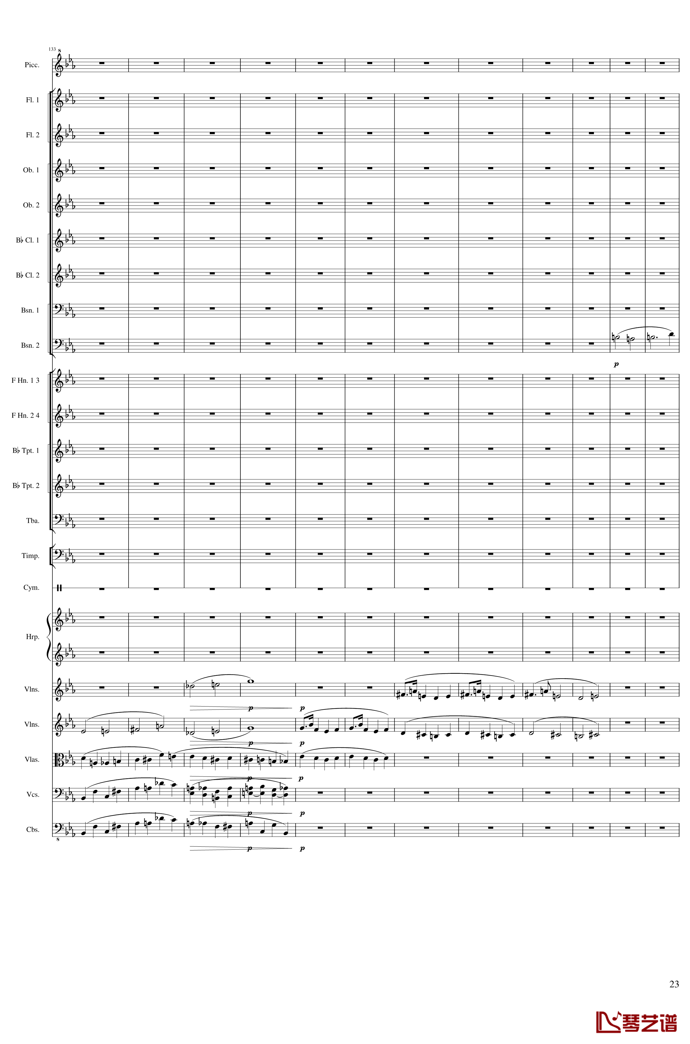 Symphonic Poem No.2, Op.65钢琴谱-一个球23