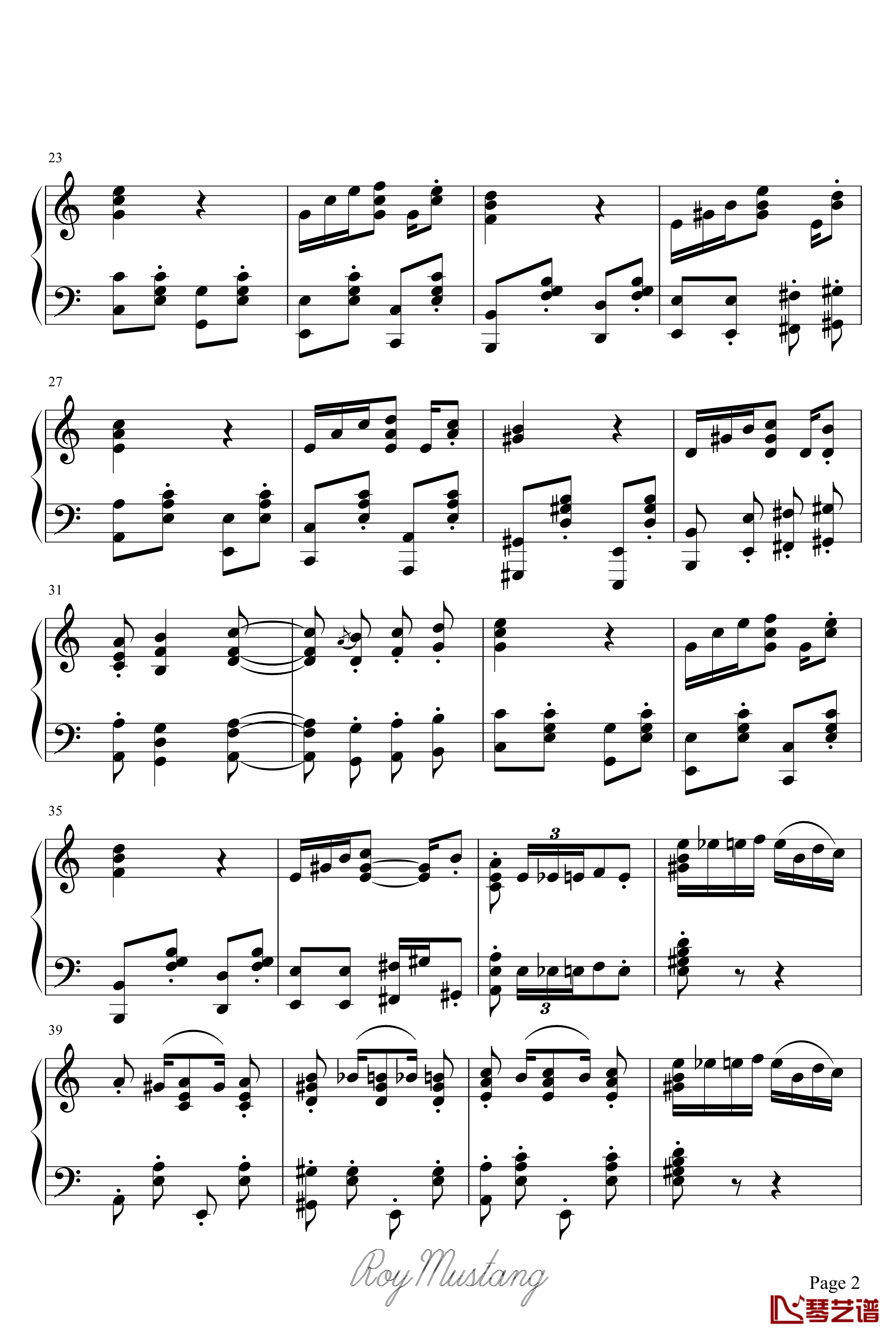 致爱丽丝钢琴谱-爵士·改-贝多芬-beethoven2