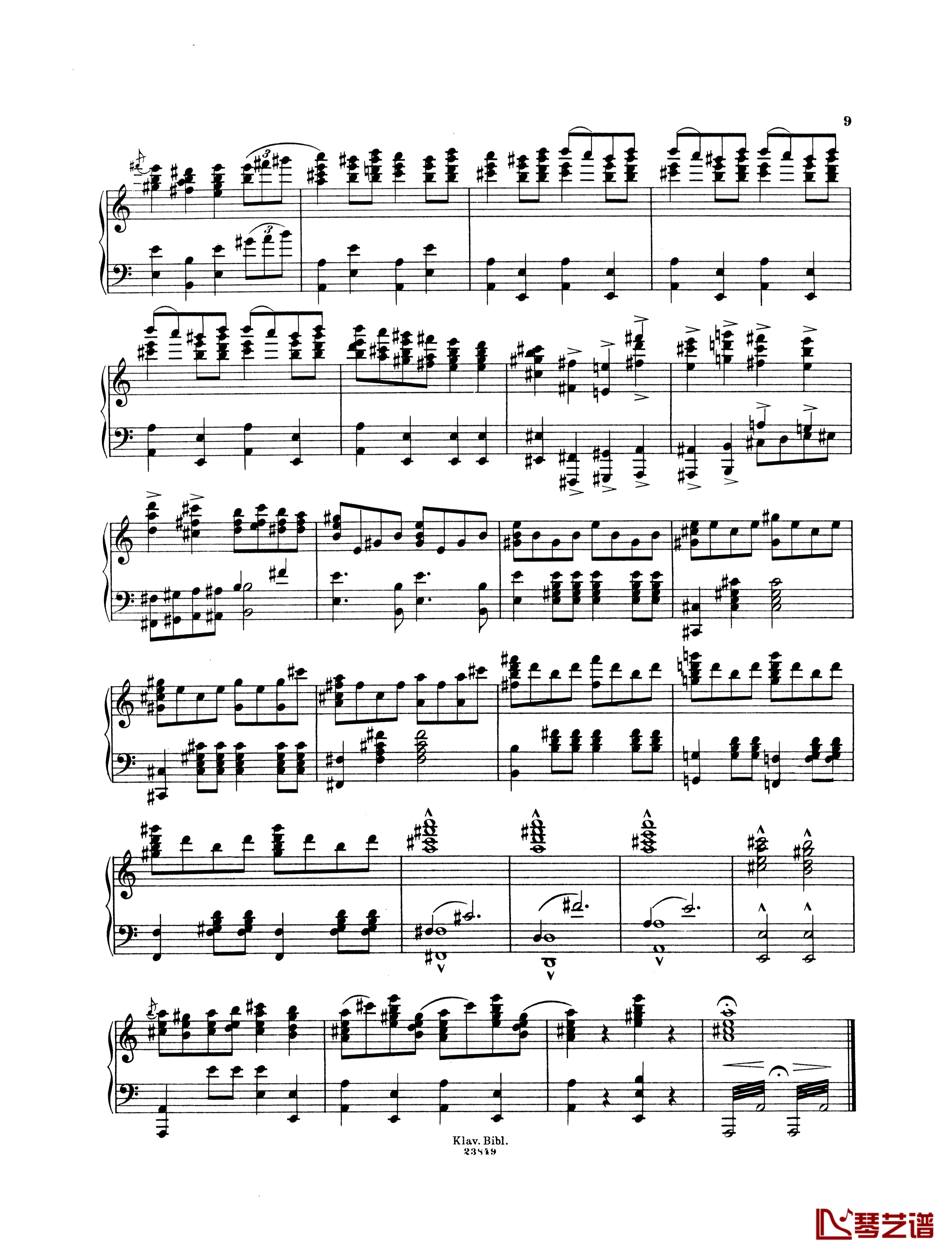 拉科西进行曲 Op.24钢琴谱-柏辽兹7