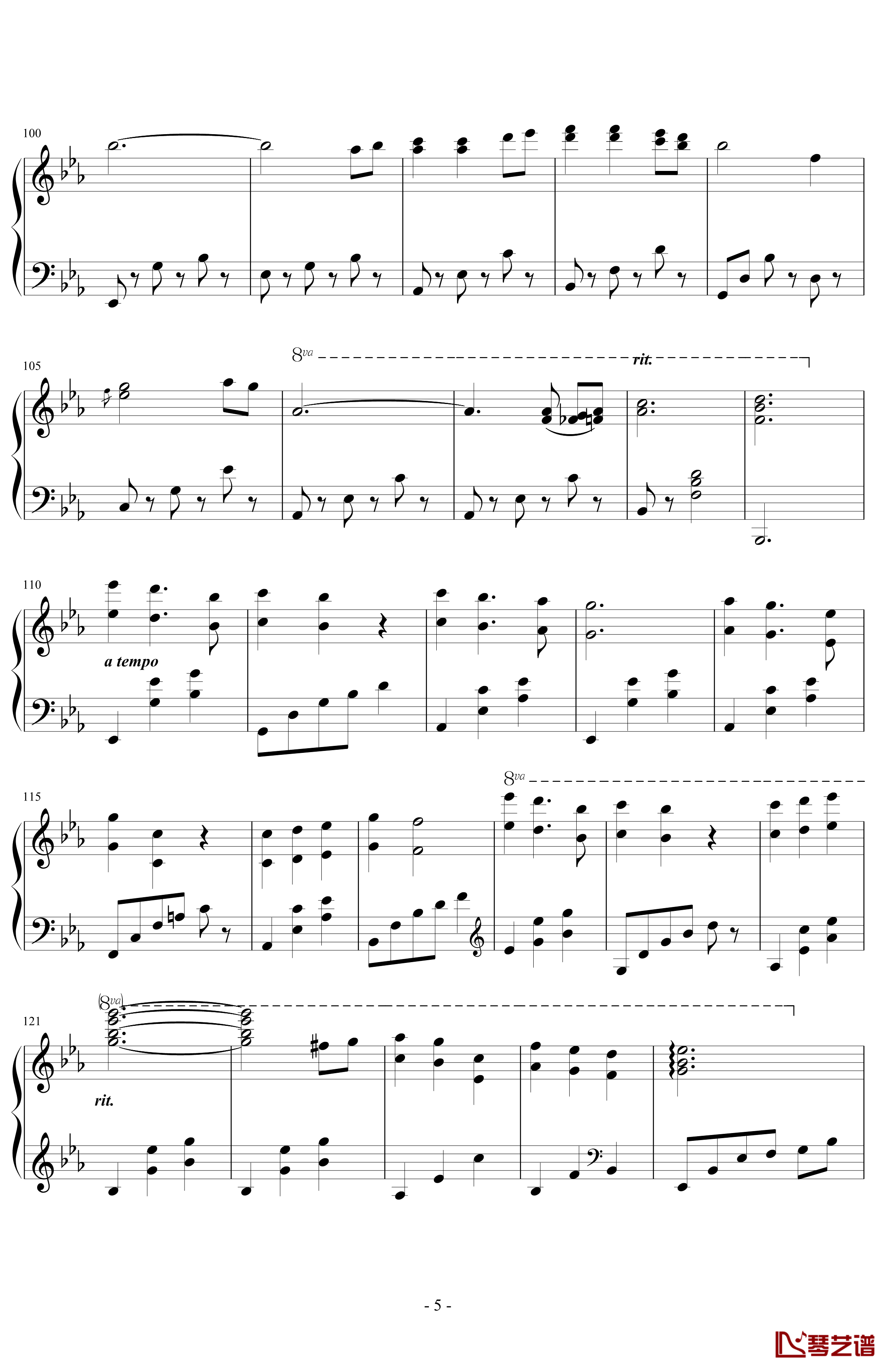 Birthday Waltz钢琴谱-Ku.Klux.Klan5