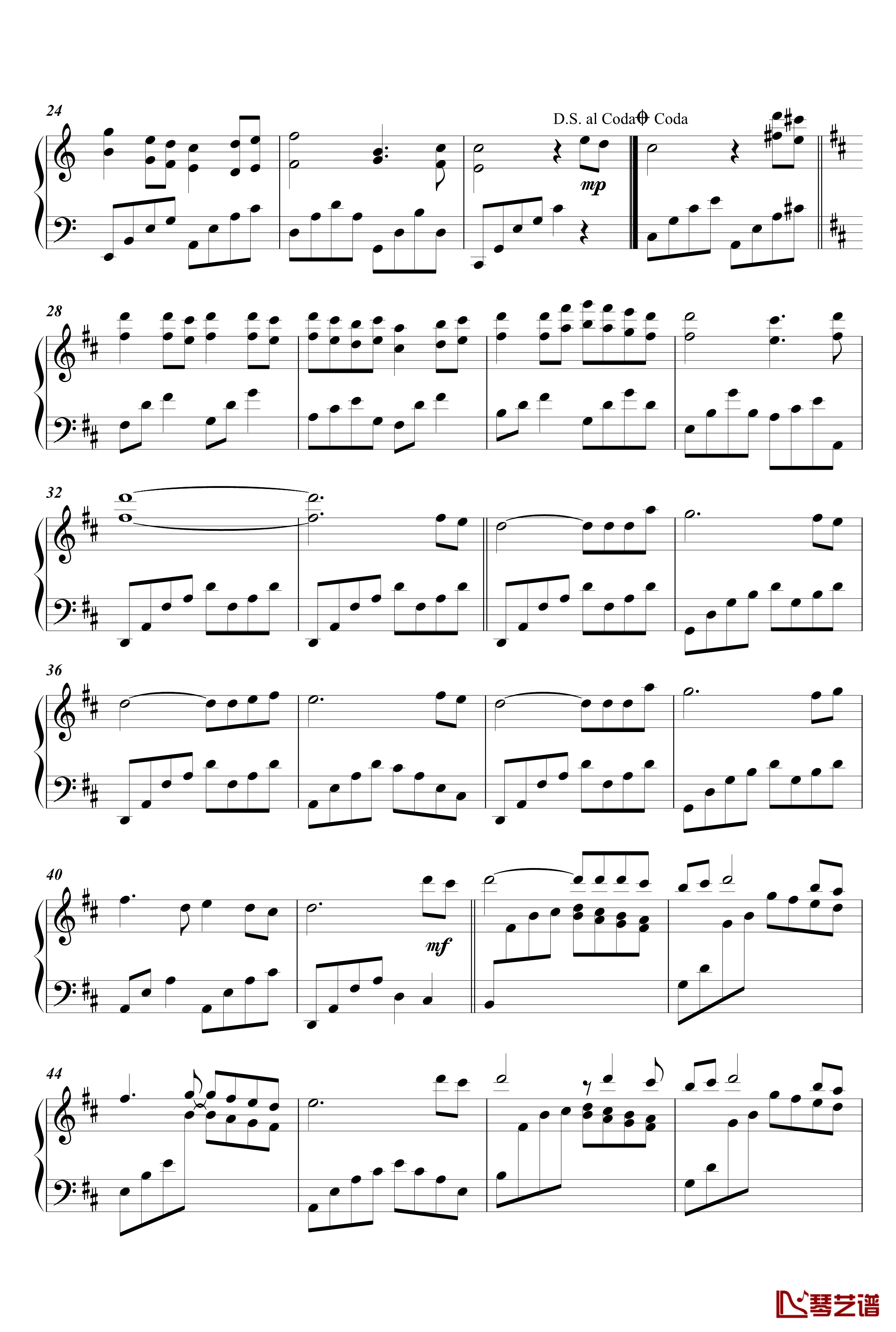 さくらいろチェリッシュ钢琴谱-动漫2