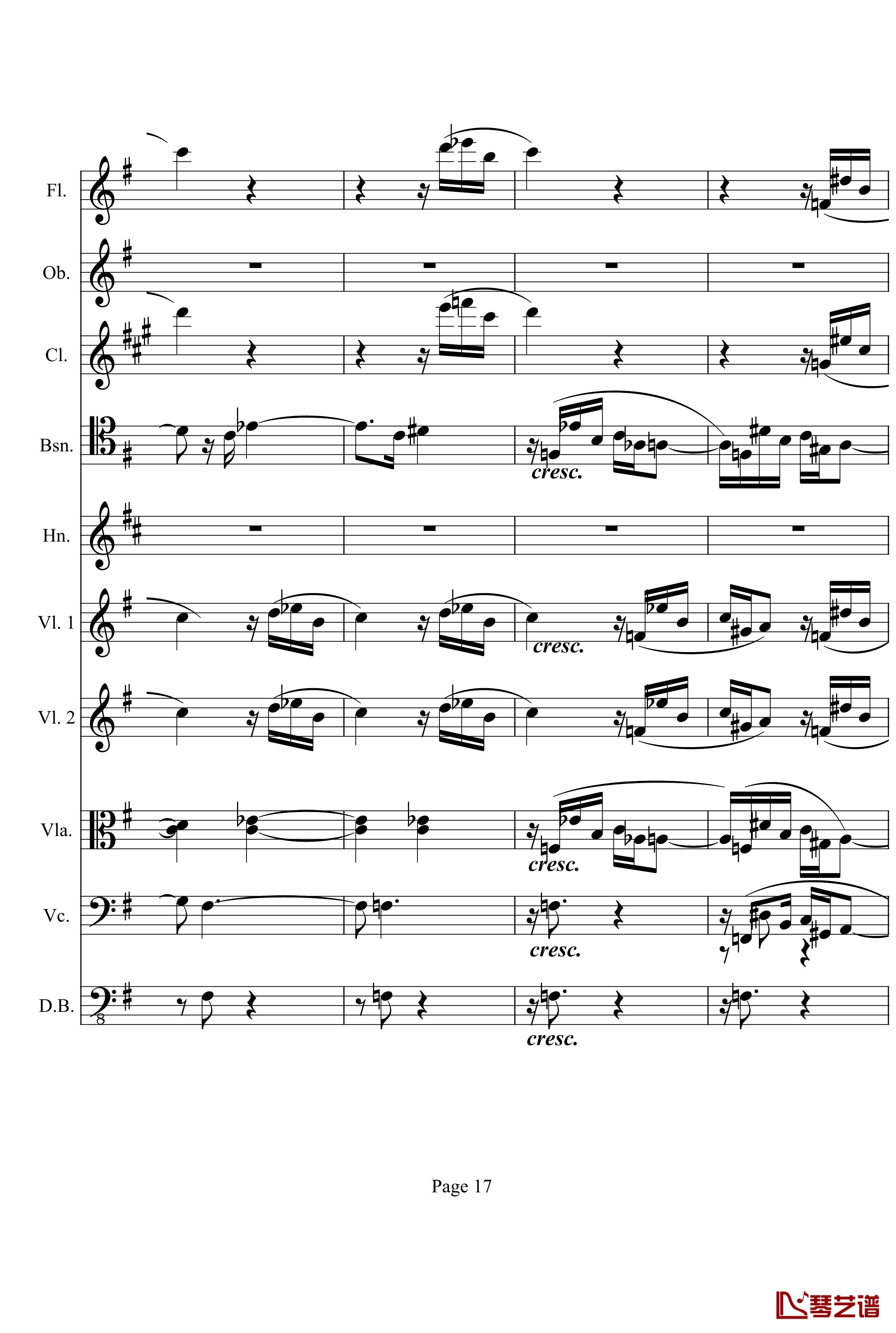 奏鸣曲之交响钢琴谱- 第十首-Ⅰ-贝多芬-beethoven17