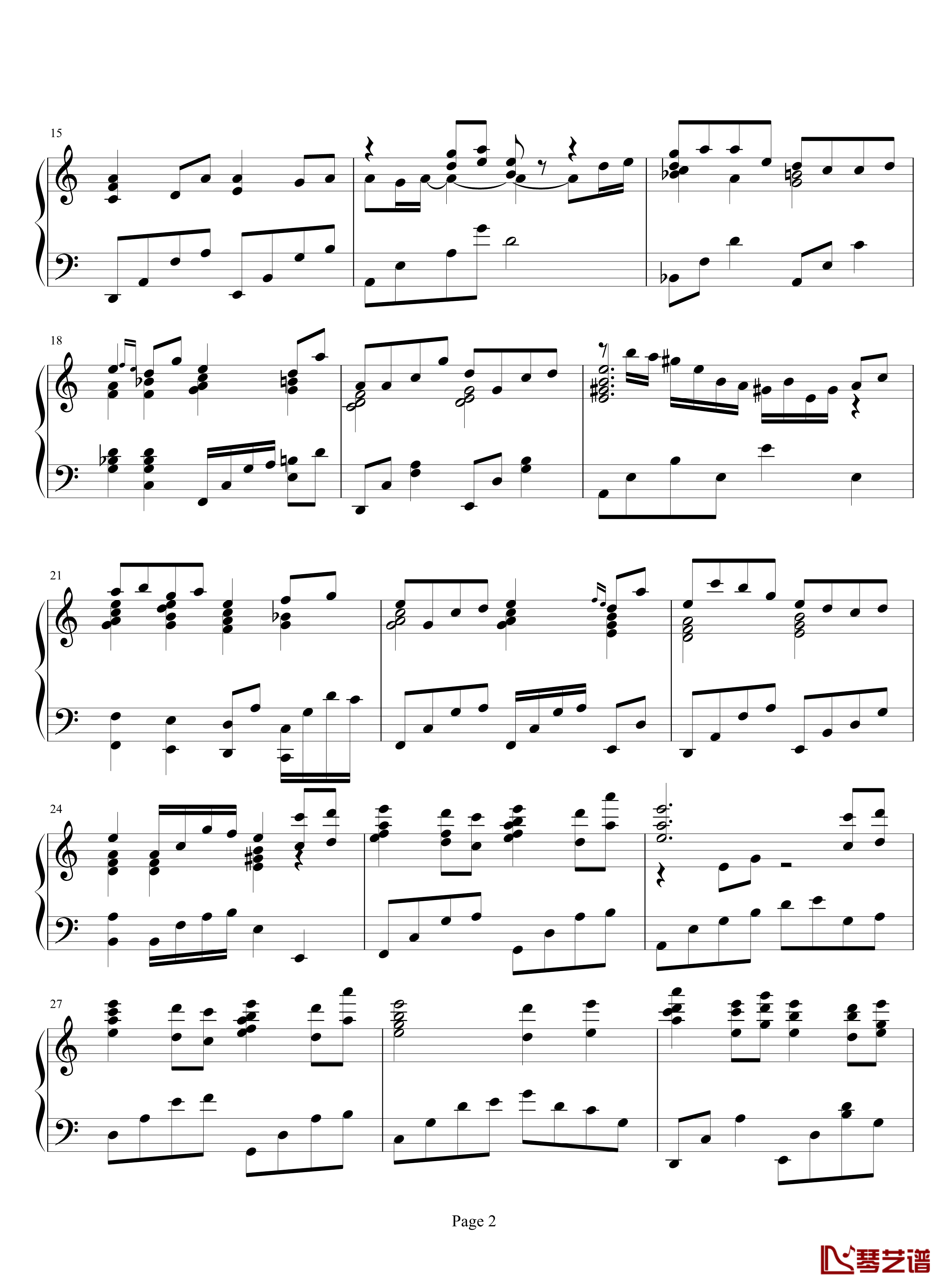 Loadstar钢琴谱-M2U2