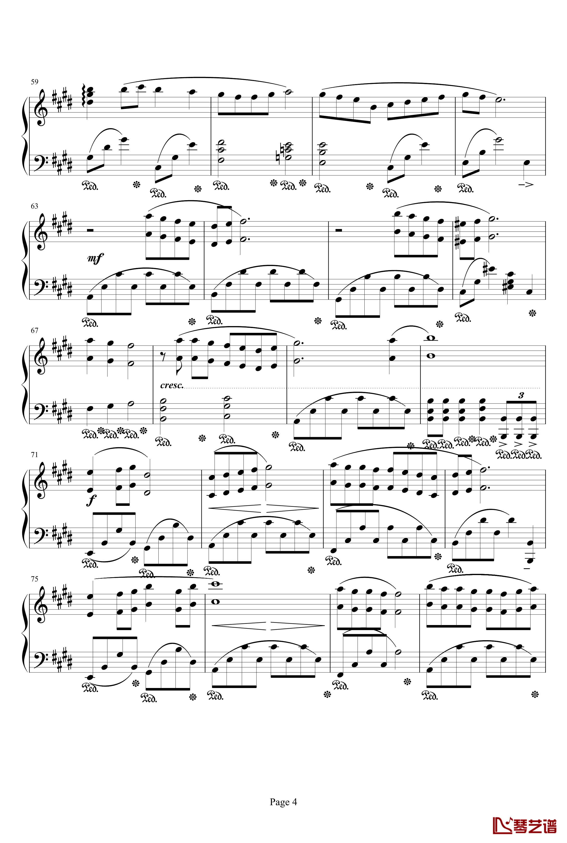 Melodies of Life钢琴谱-Main Theme of Final Fantasy IX-最终幻想4