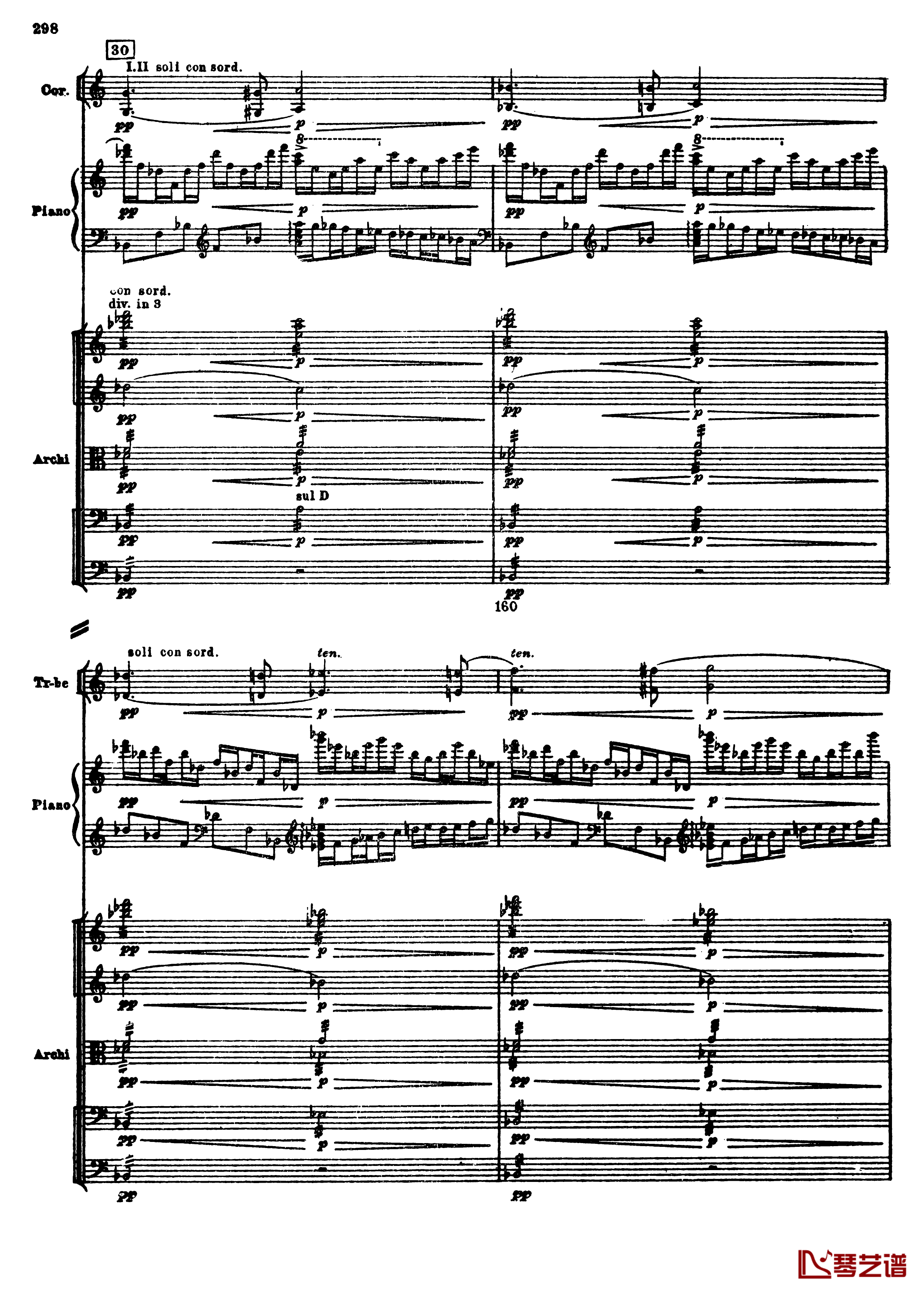 普罗科菲耶夫第三钢琴协奏曲钢琴谱-总谱-普罗科非耶夫30