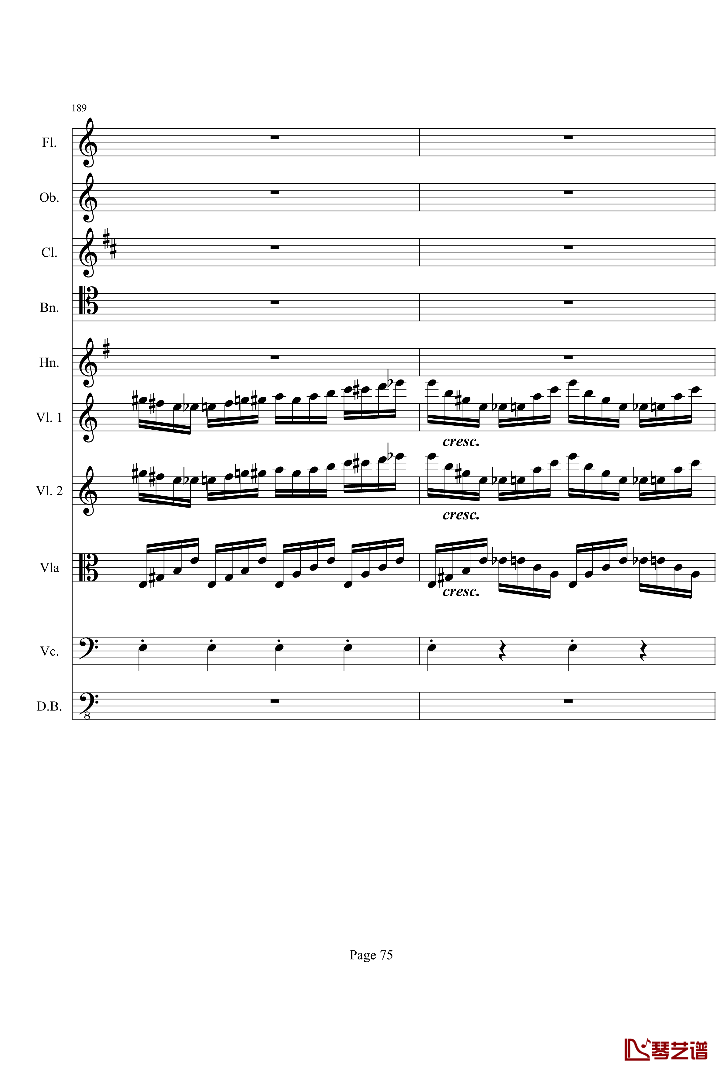 奏鸣曲之交响钢琴谱-第21首-Ⅰ-贝多芬-beethoven75