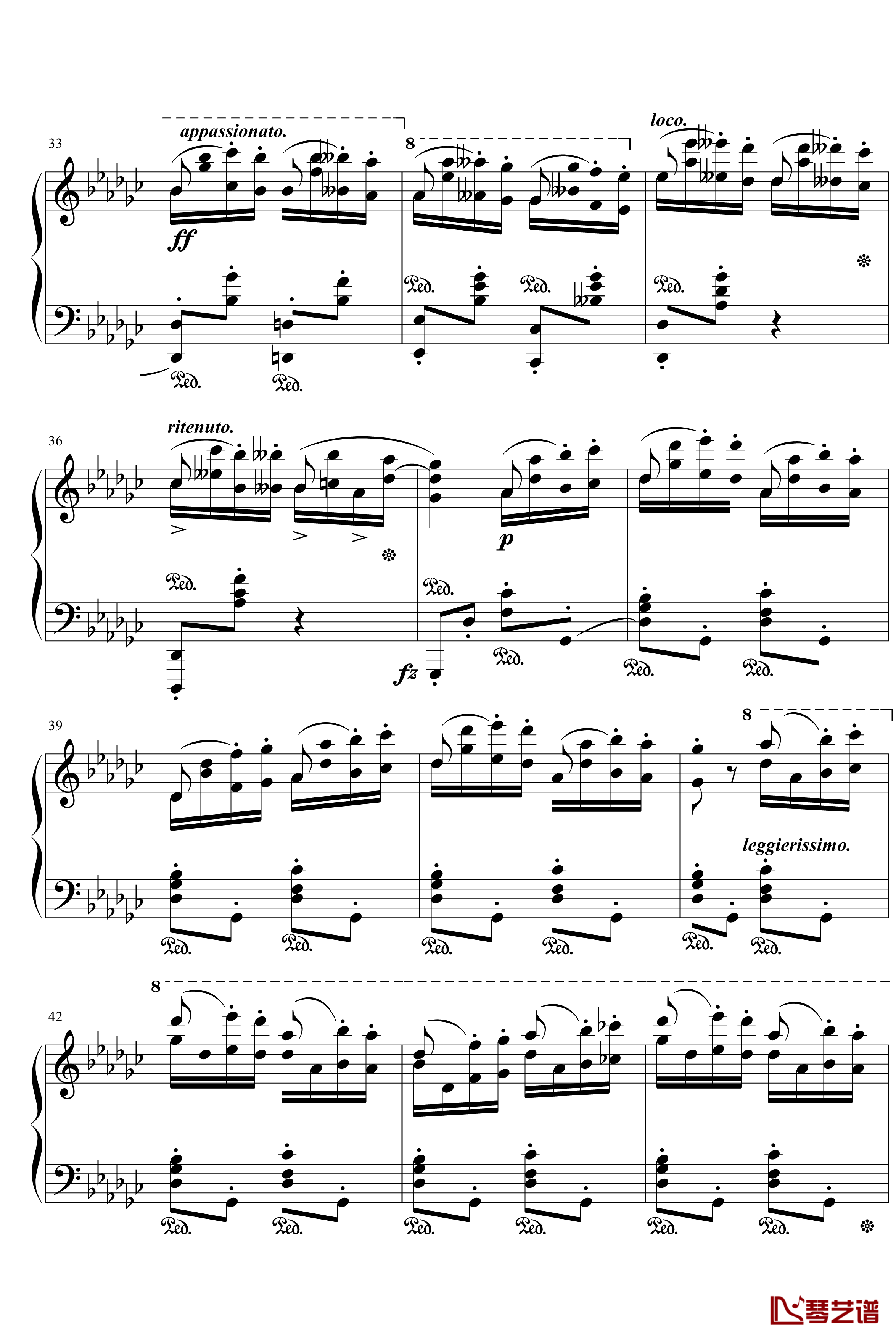 肖邦练习曲钢琴谱-肖邦-chopin4