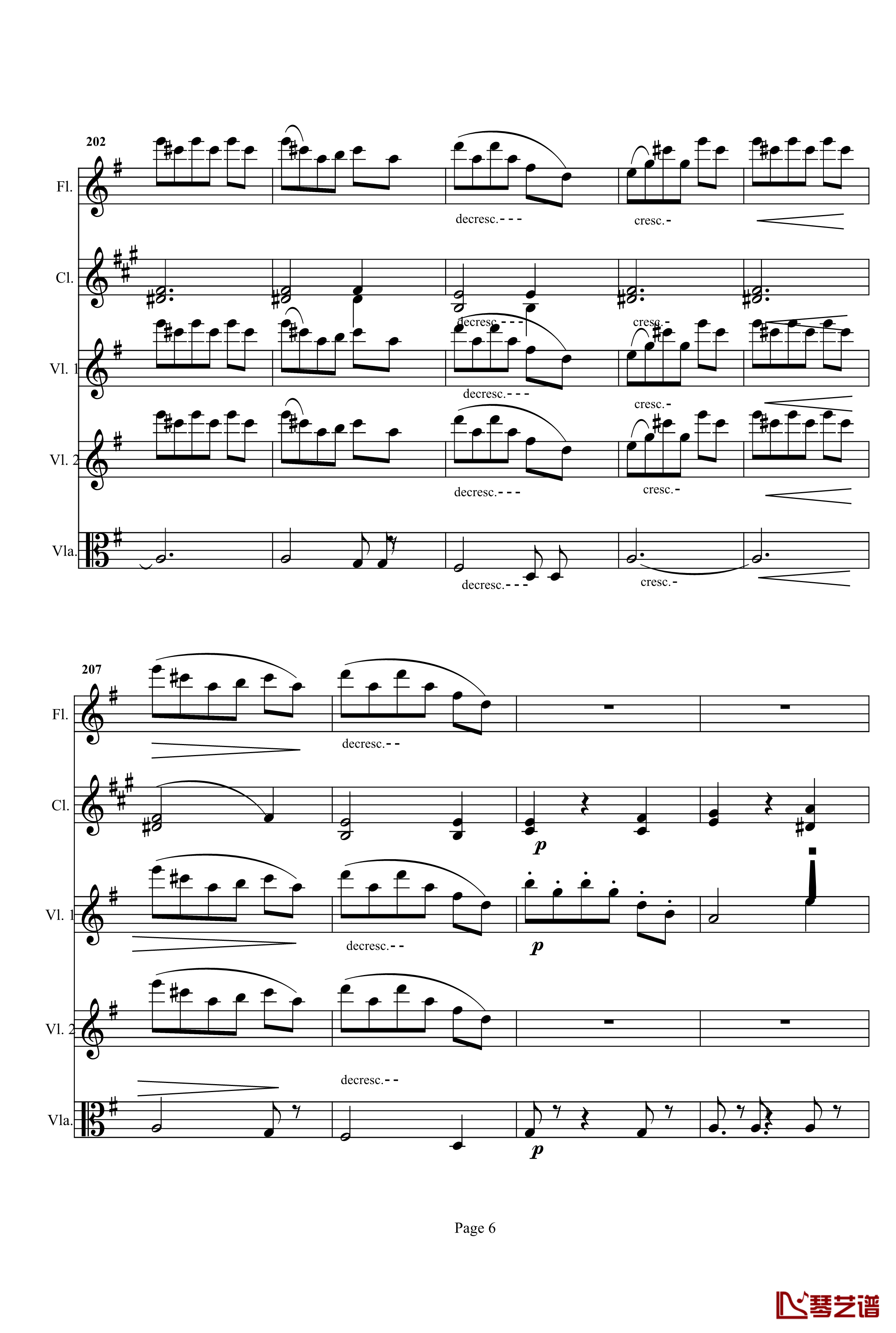 奏鸣曲之交响钢琴谱-第25首-Ⅰ-贝多芬-beethoven6
