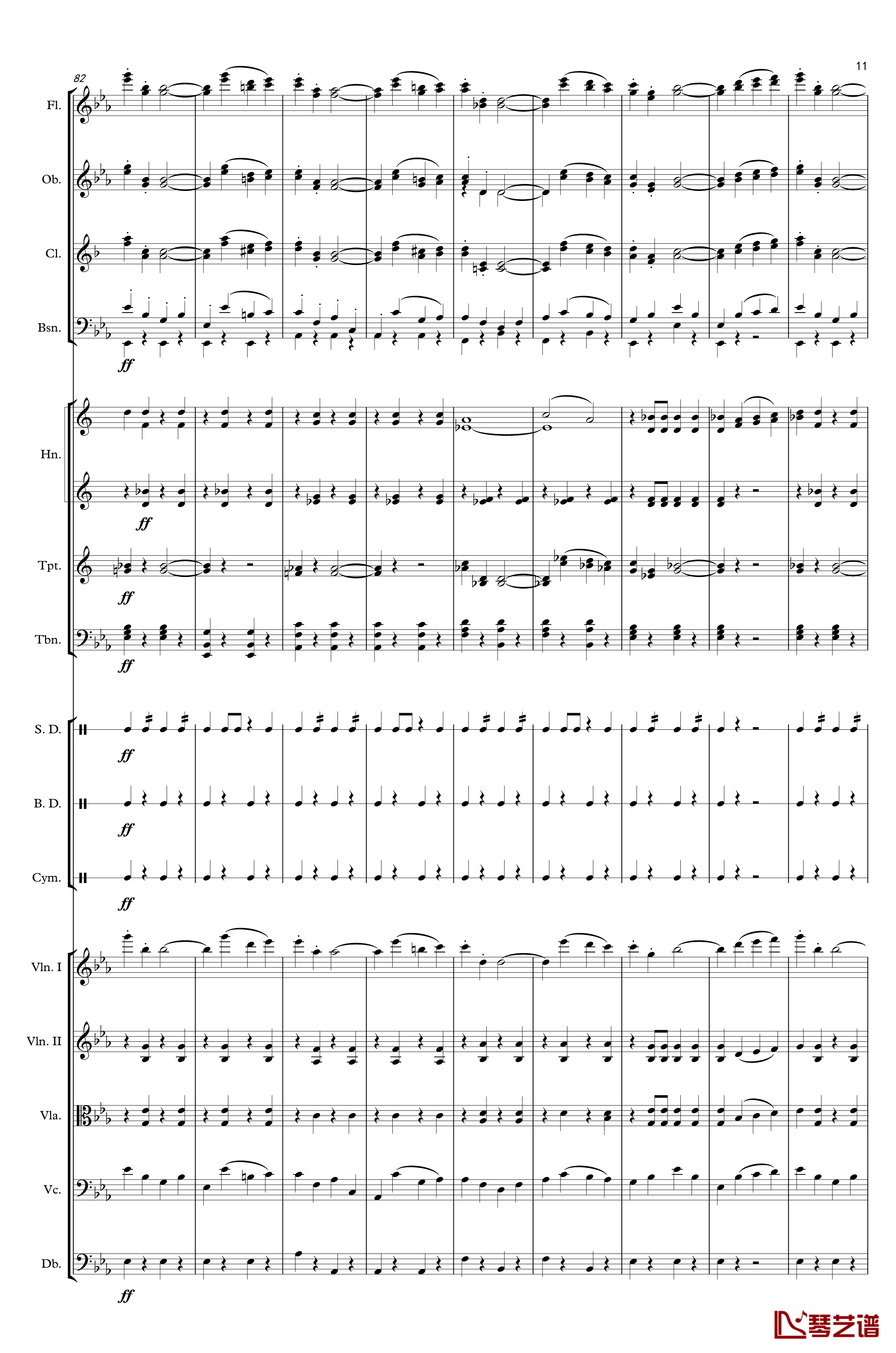 入城式进行曲钢琴谱-Johann Jr. Strauss11
