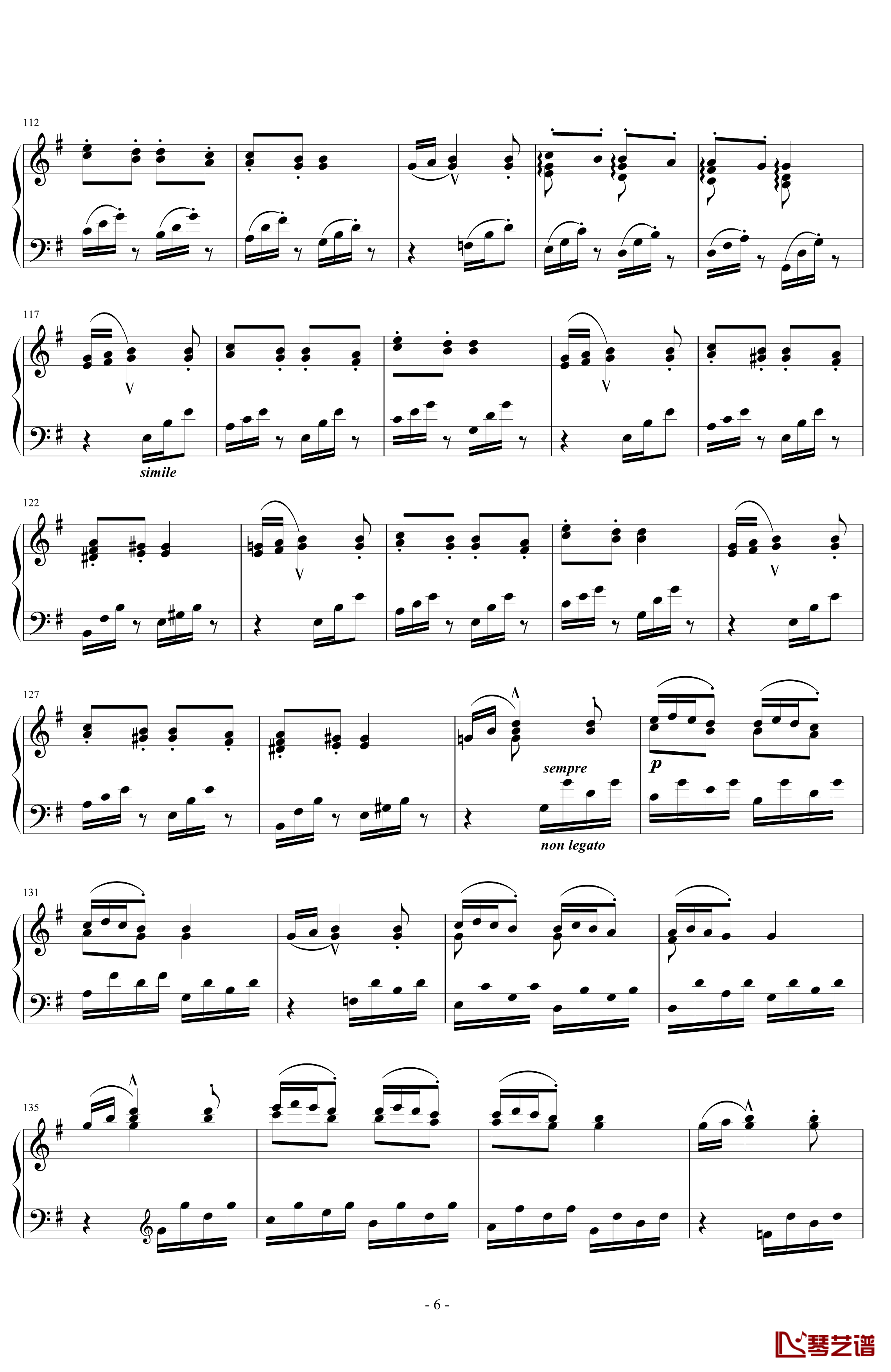 匈牙利狂想曲第7号钢琴谱-一首欢快活泼的舞曲-李斯特6