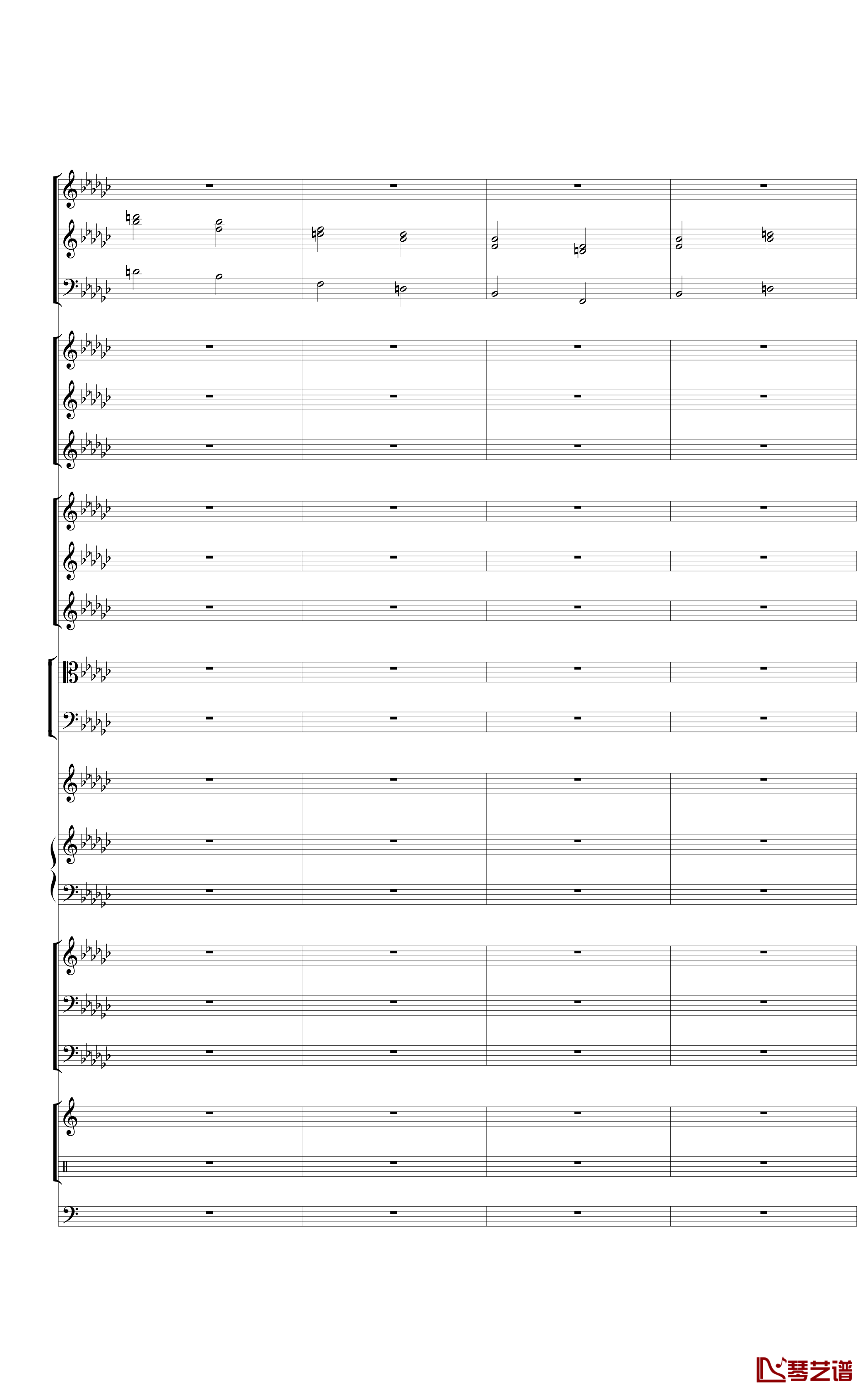 Piano Concerto No.3 in E Flat minor,I钢琴谱-热情而辉煌42
