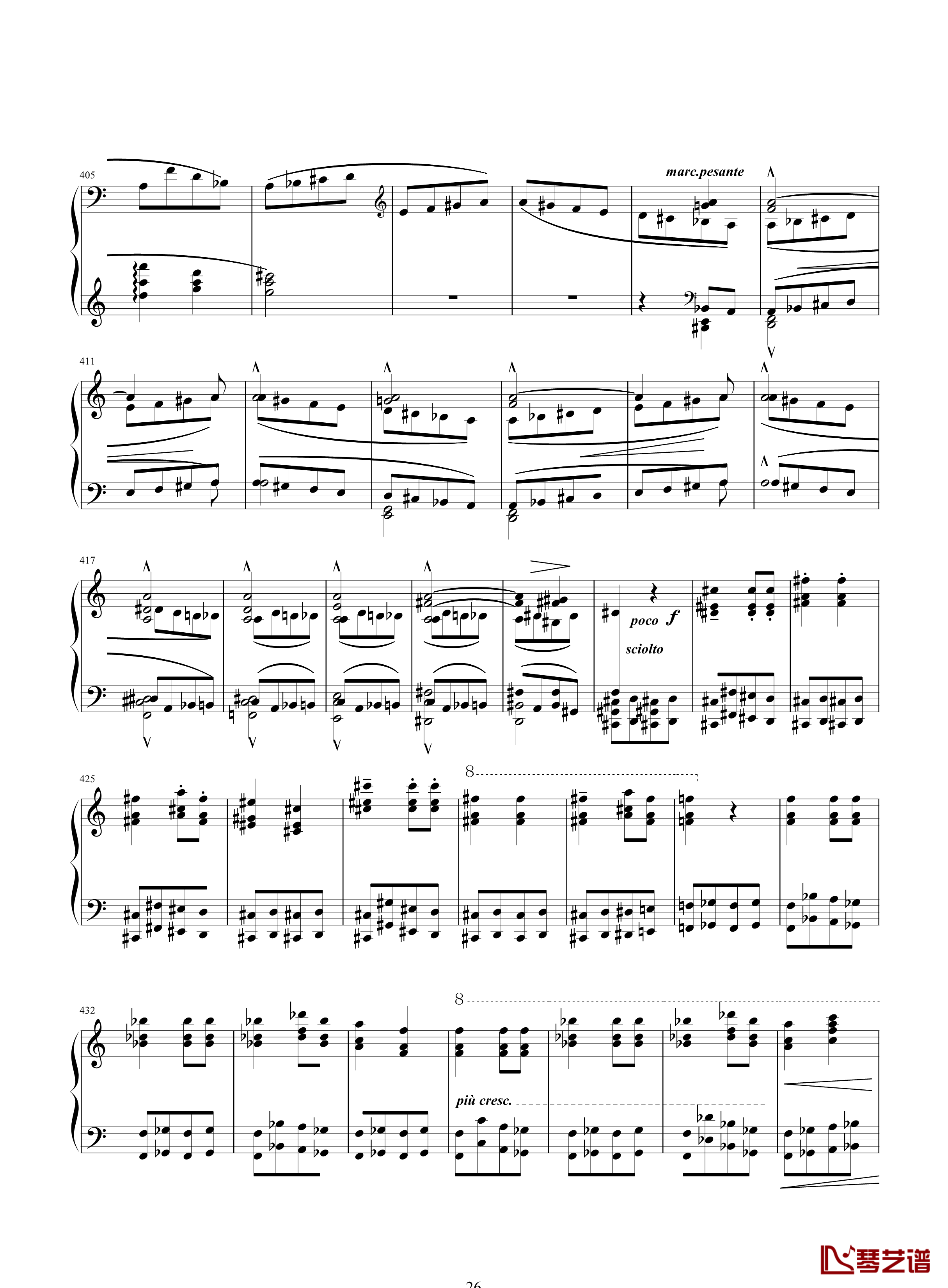唐璜的回忆钢琴谱-34页全谱-李斯特26
