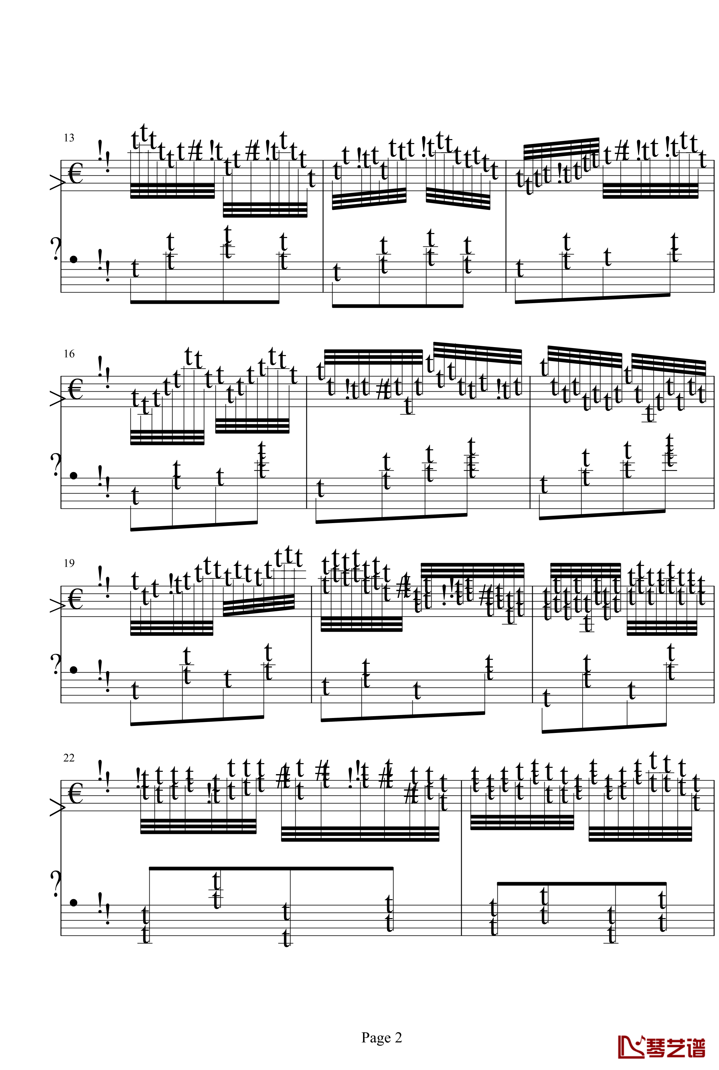 夏日狂风钢琴谱-费伦斯特19912