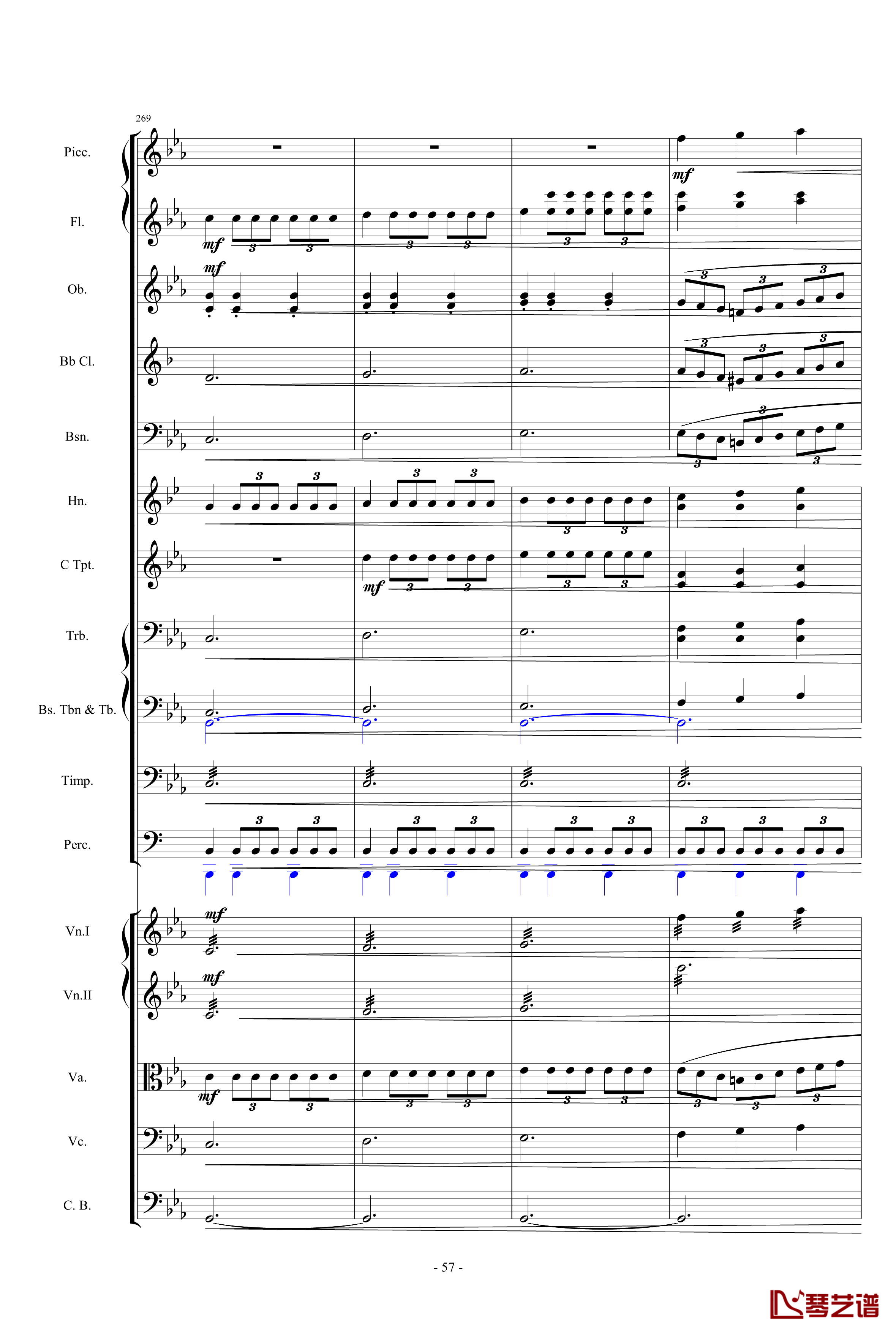 愤怒的小鸟交响曲第三乐章Op.5 no.3钢琴谱-1057257857