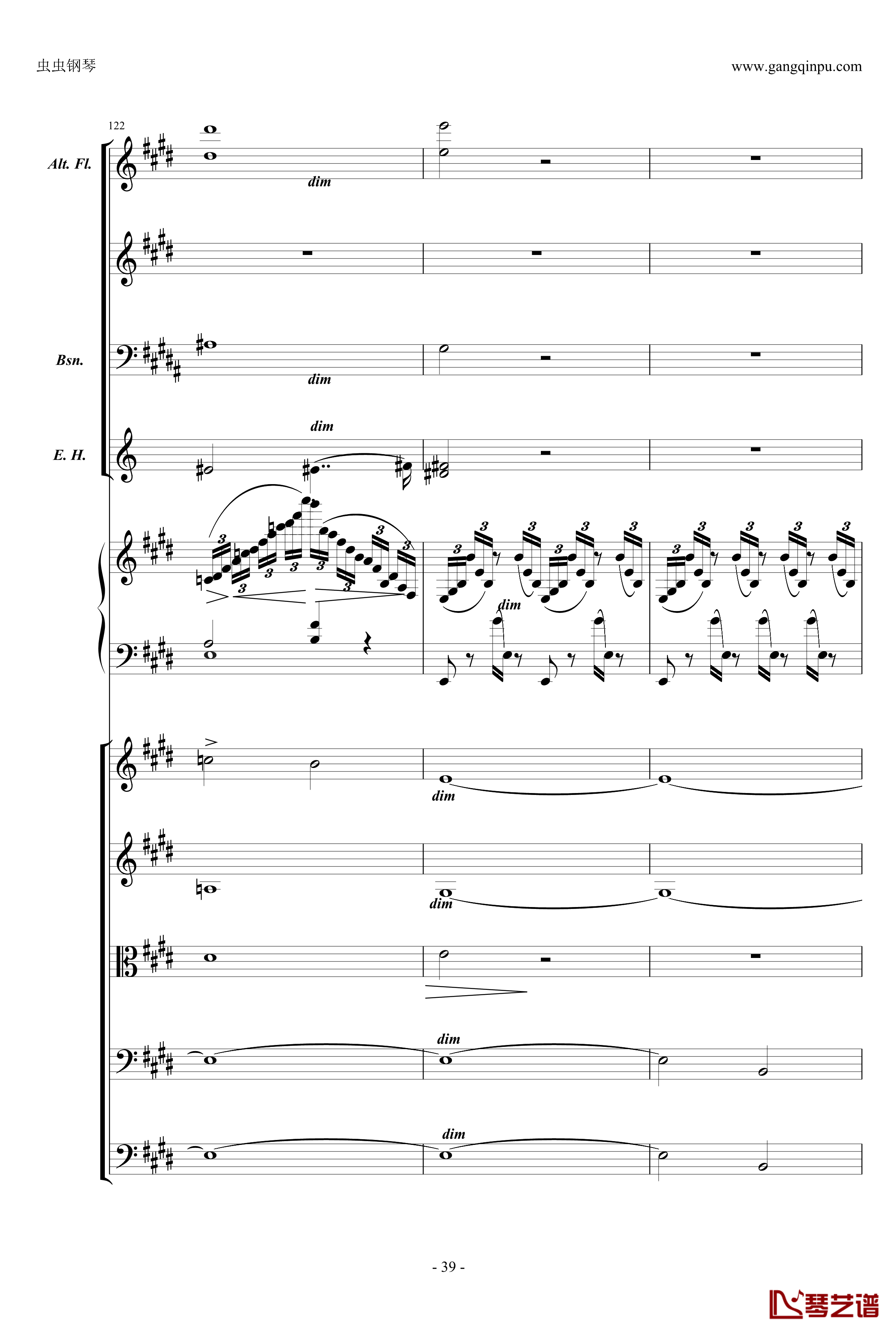 萧邦第一钢琴协奏曲第二乐章钢琴谱-肖邦-chopin39