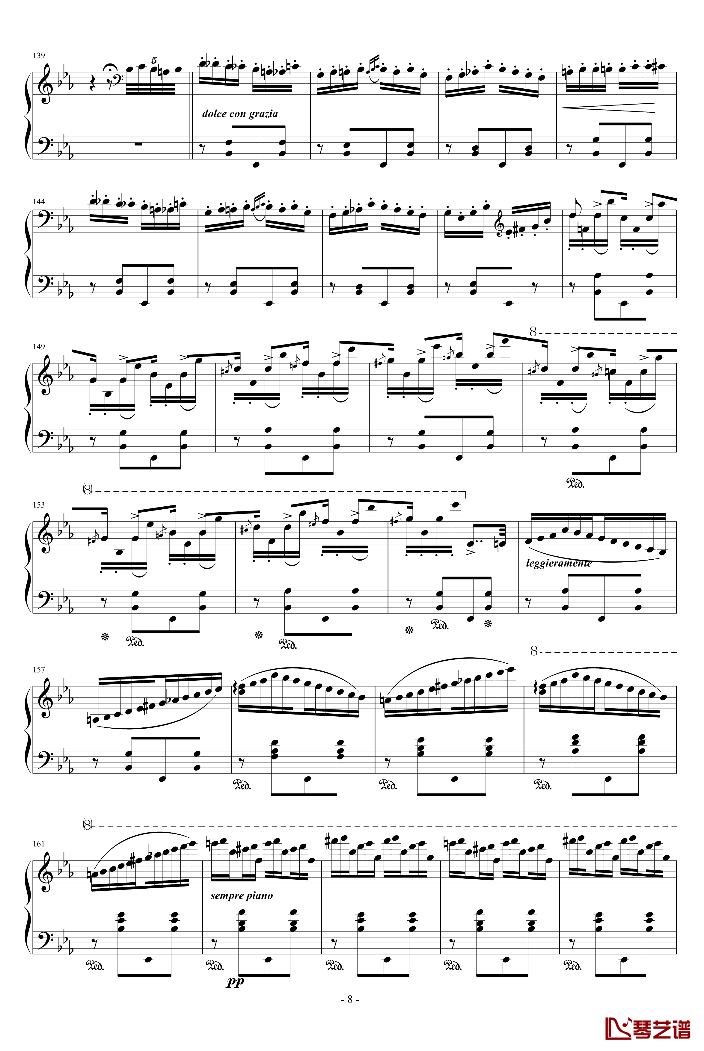 匈牙利狂想曲第9号钢琴谱-19首匈狂里篇幅最浩大、技巧最艰深的作品之一-李斯特8