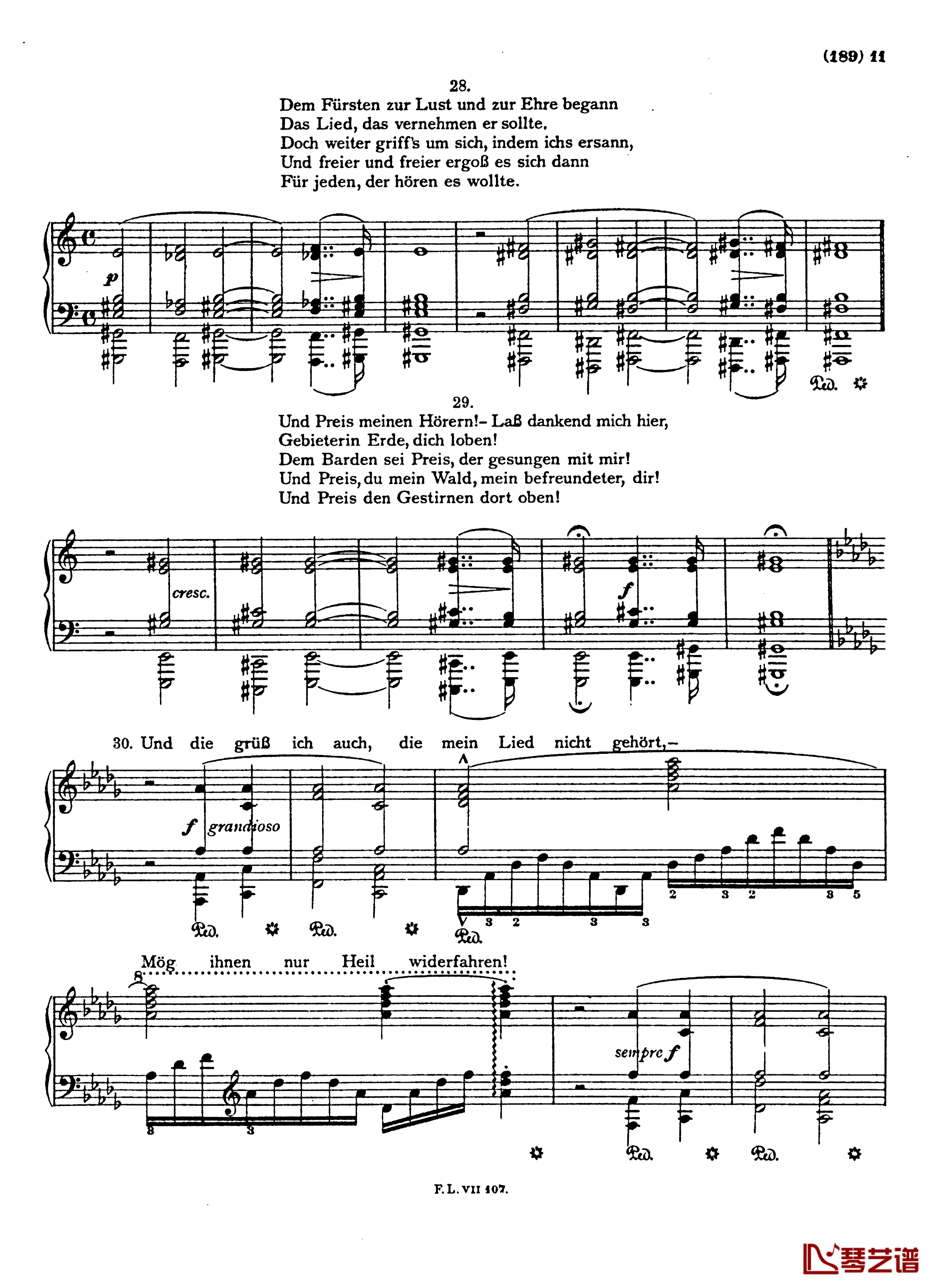 盲人歌手S.350钢琴谱-配乐诗朗诵-李斯特11