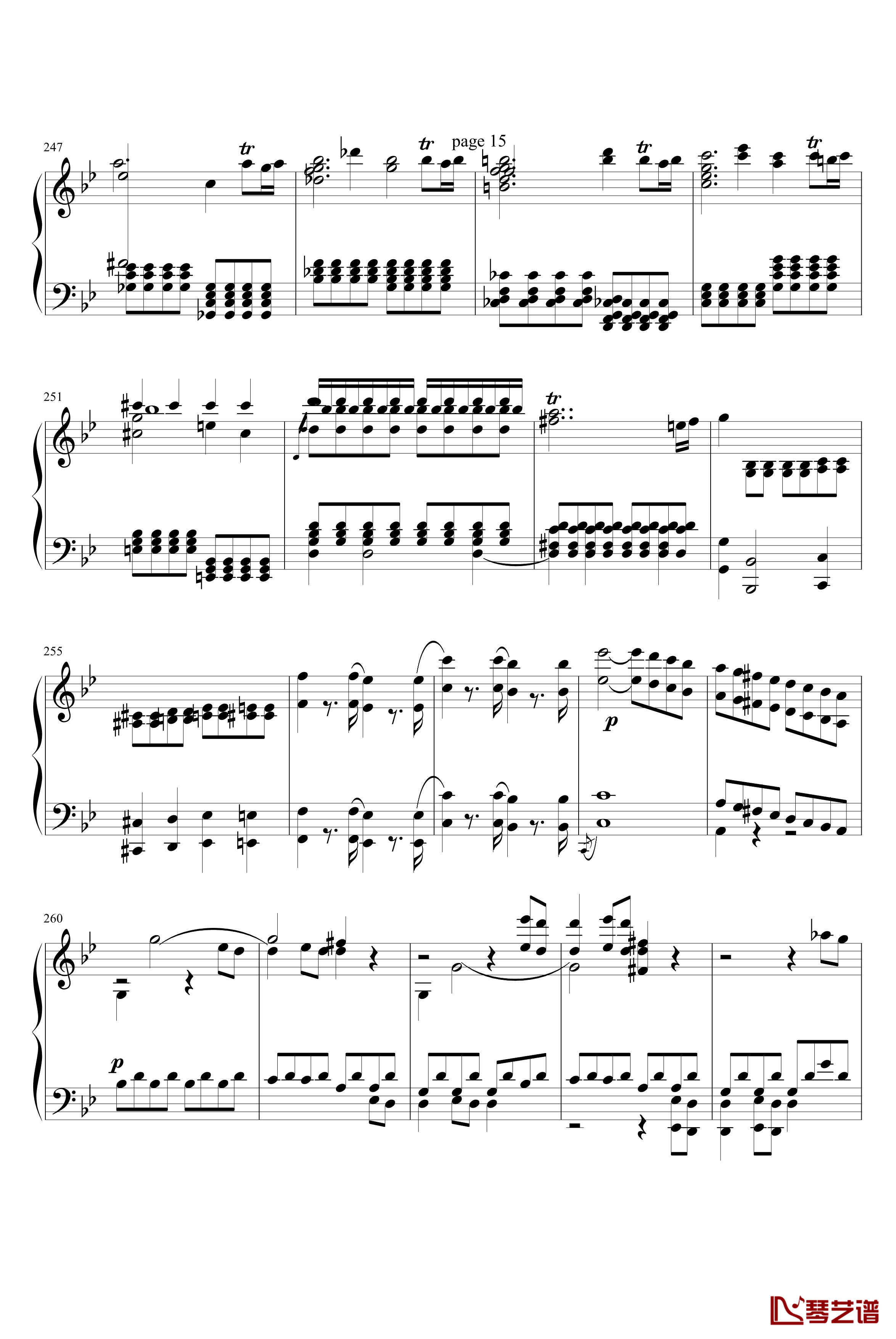 第四十号交响曲钢琴谱-第一乐章-莫扎特14