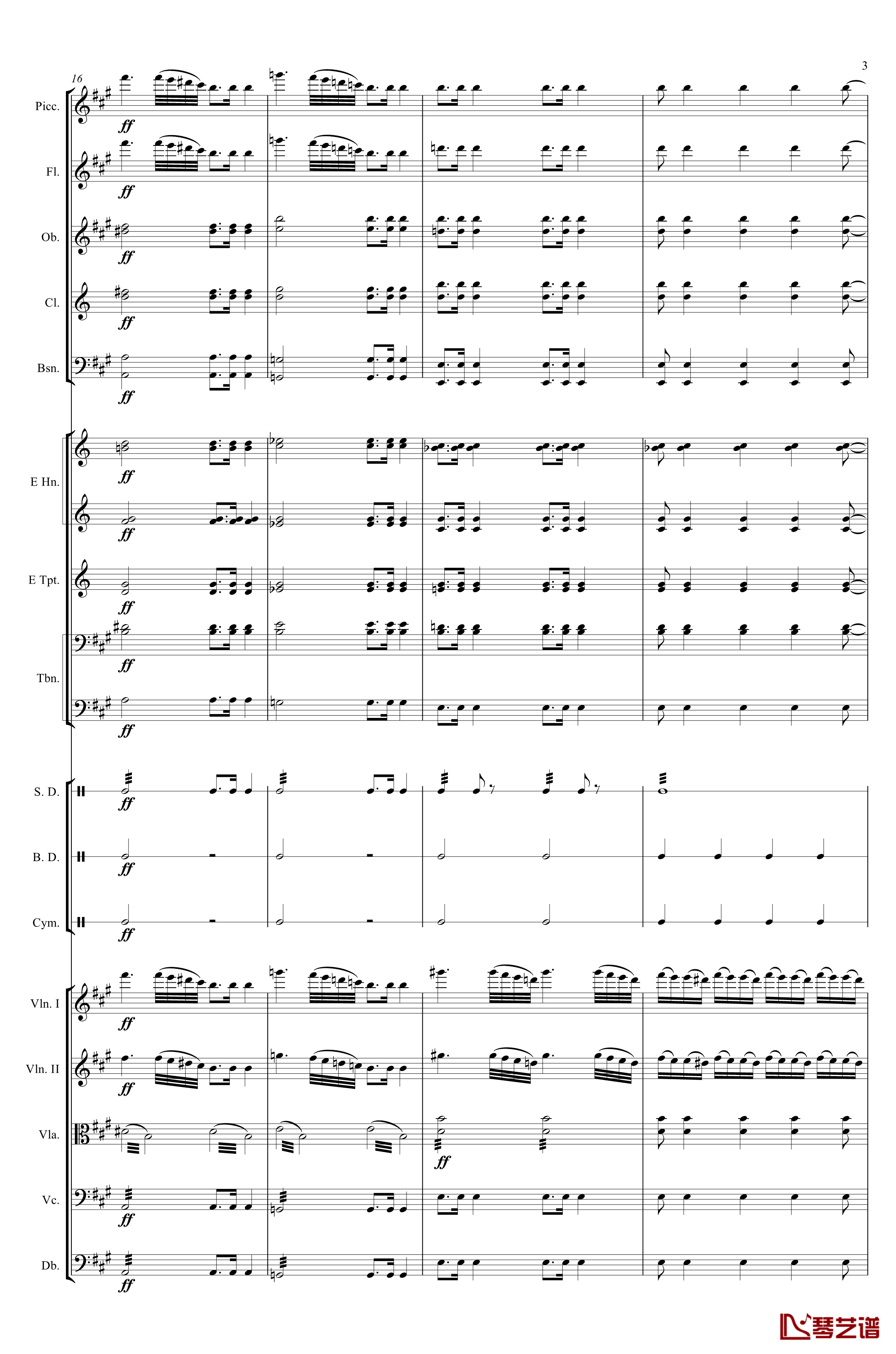 轻骑兵序曲钢琴谱-Franz von Suppe3