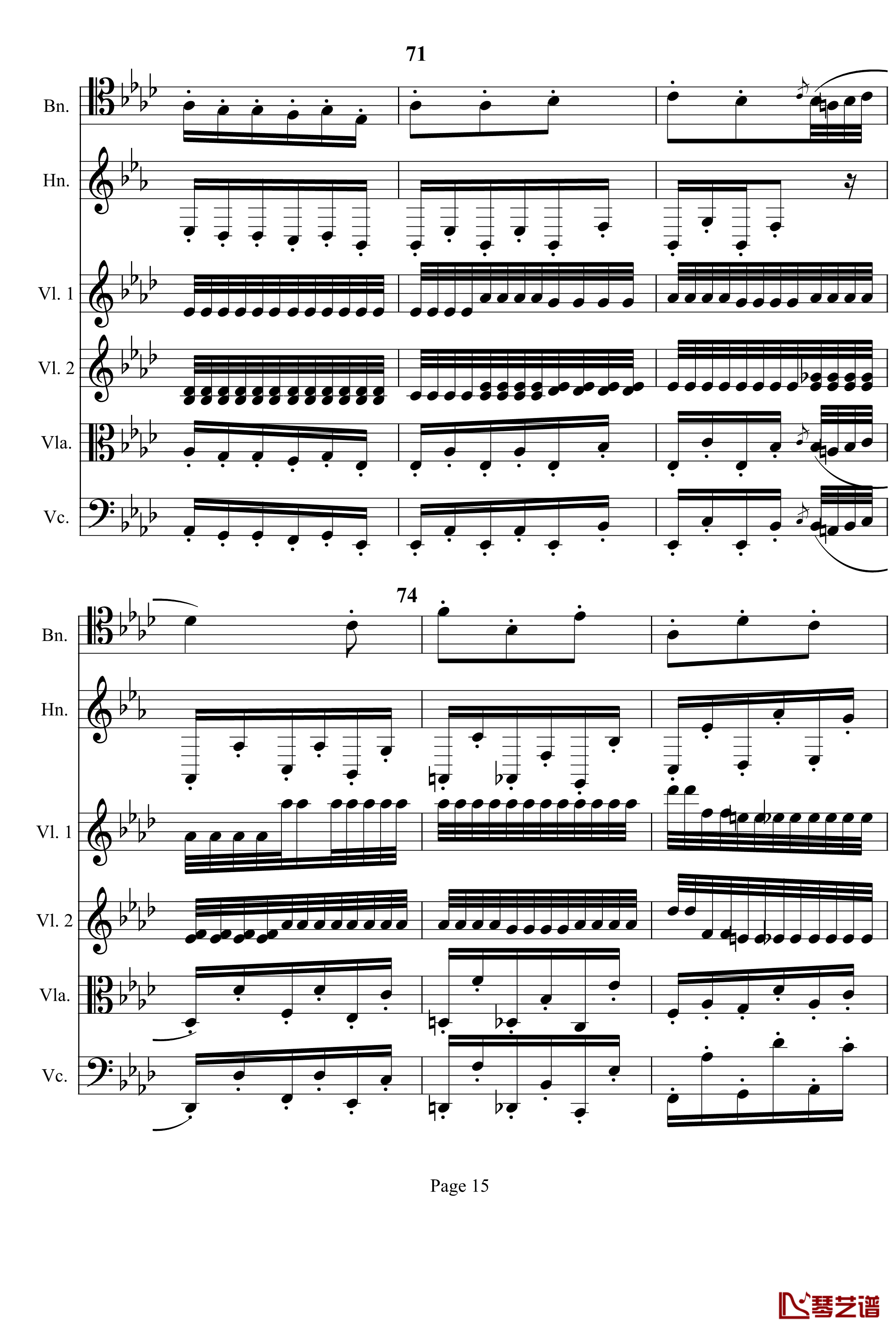 奏鸣曲之交响钢琴谱-第12首-Ⅰ-贝多芬-beethoven15