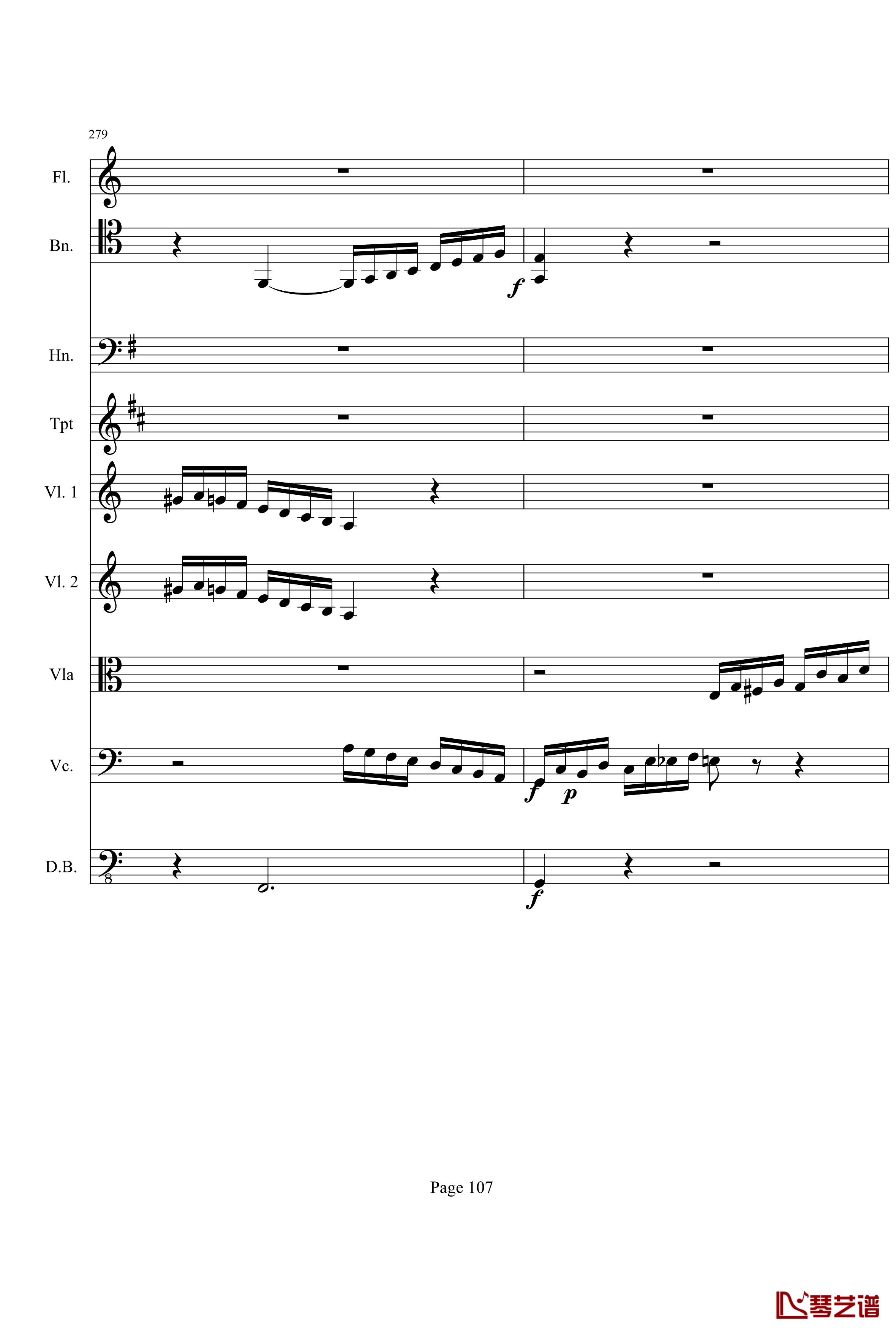 奏鸣曲之交响钢琴谱-第21-Ⅰ-贝多芬-beethoven107