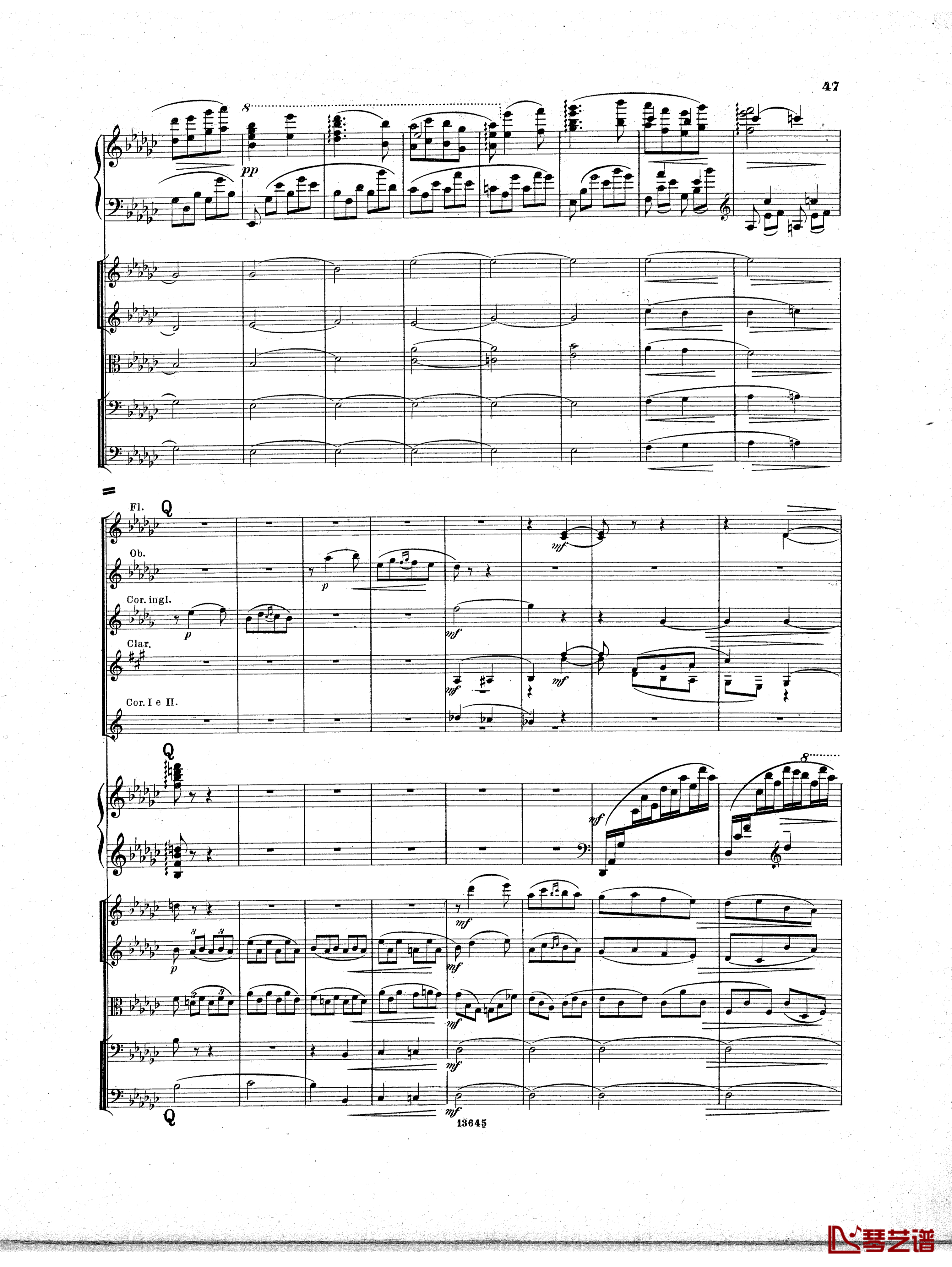 Lyapunov 降E小调第一钢琴协奏曲 Op.4钢琴谱-Lyapunov46