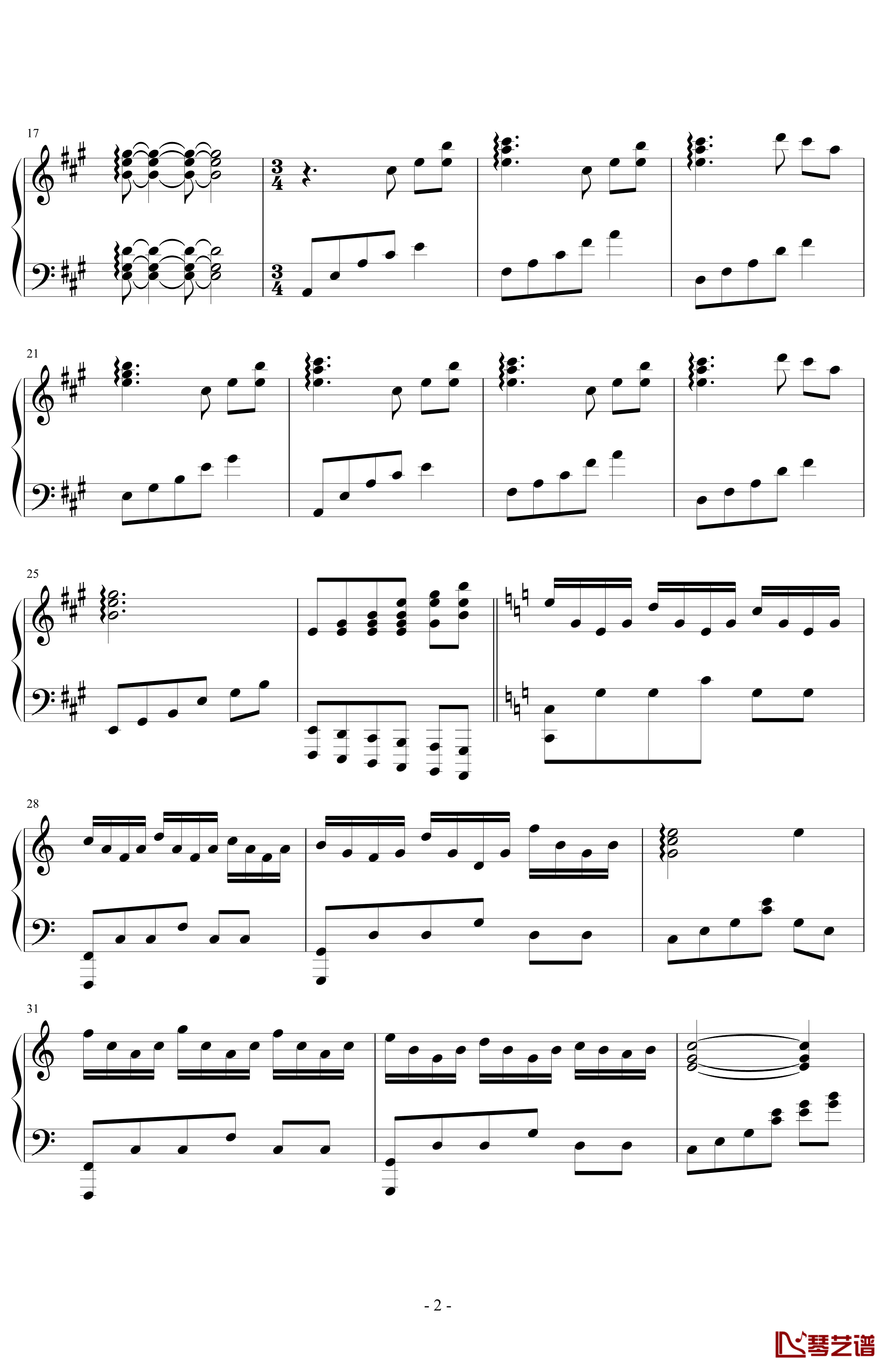 Eternal winter钢琴谱-wuyue12182