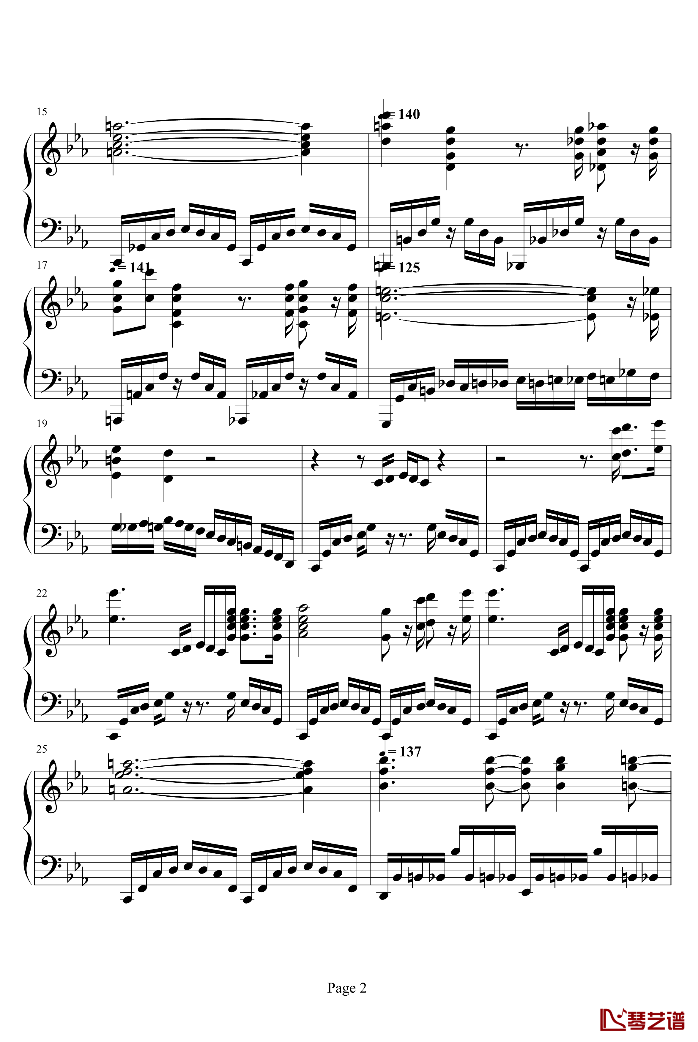 难般革命钢琴谱-肖邦-chopin2