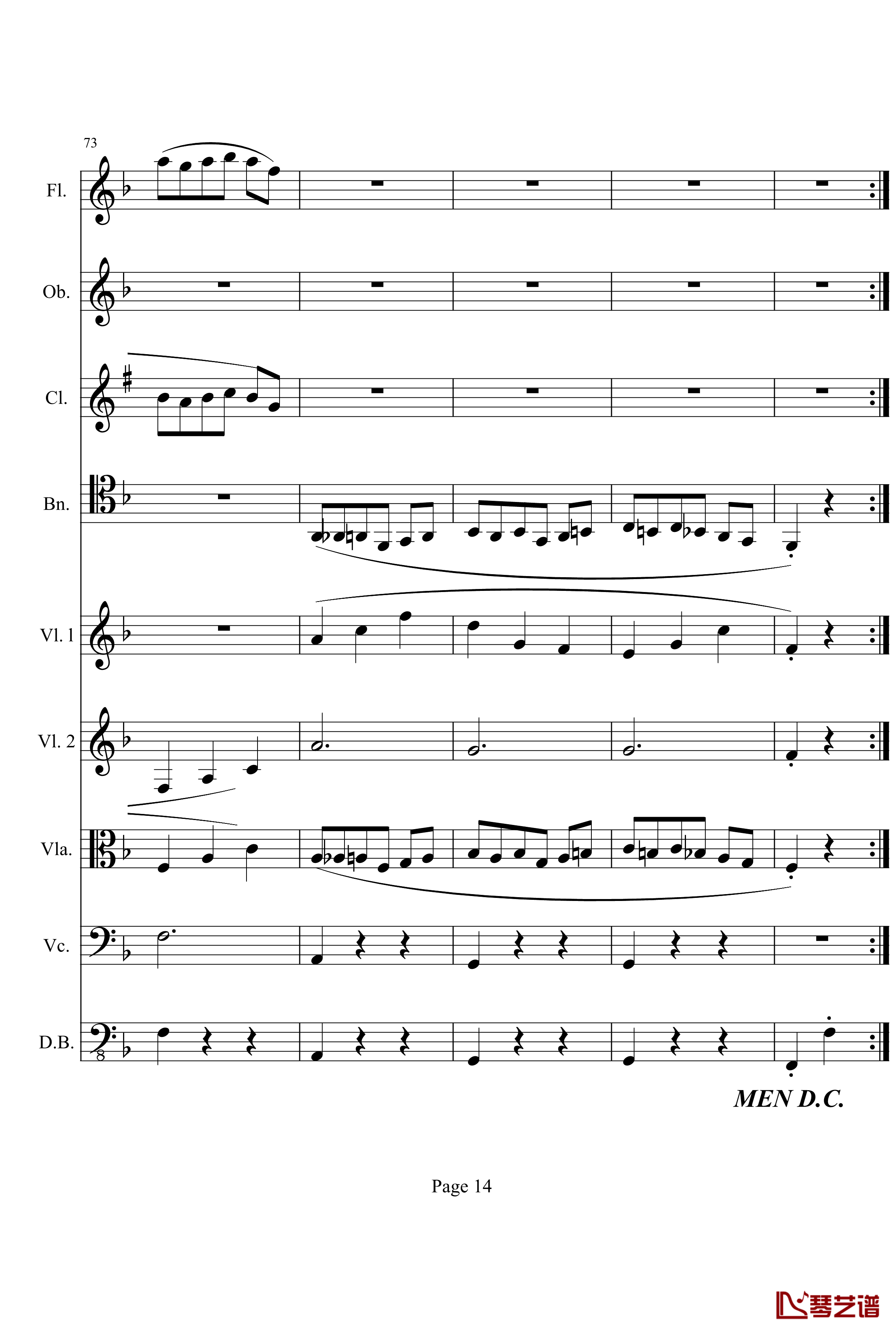 奏鸣曲之交响钢琴谱-第1首-Ⅲ-贝多芬-beethoven14