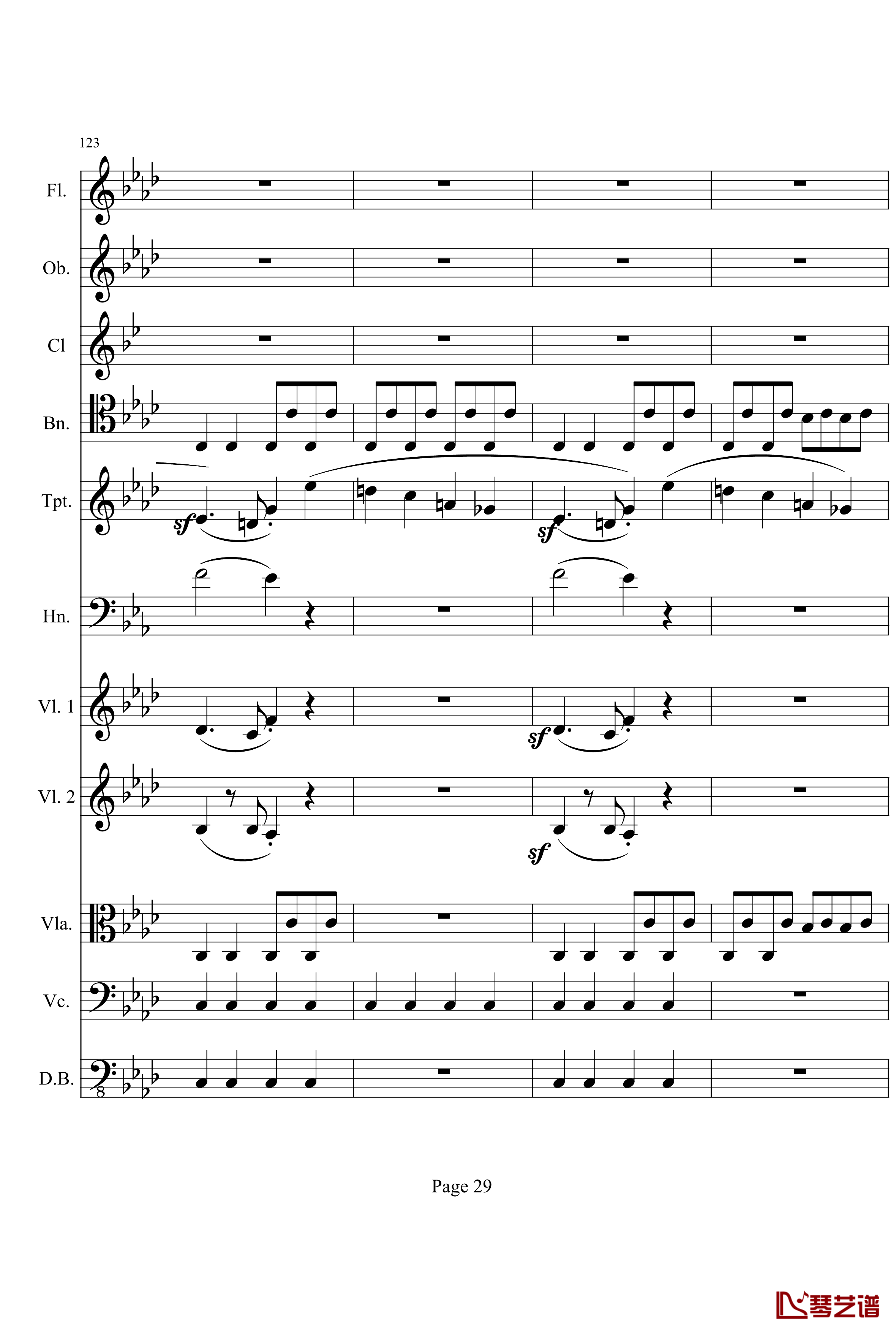 奏鸣曲之交响钢琴谱-第1首-Ⅰ-贝多芬-beethoven29