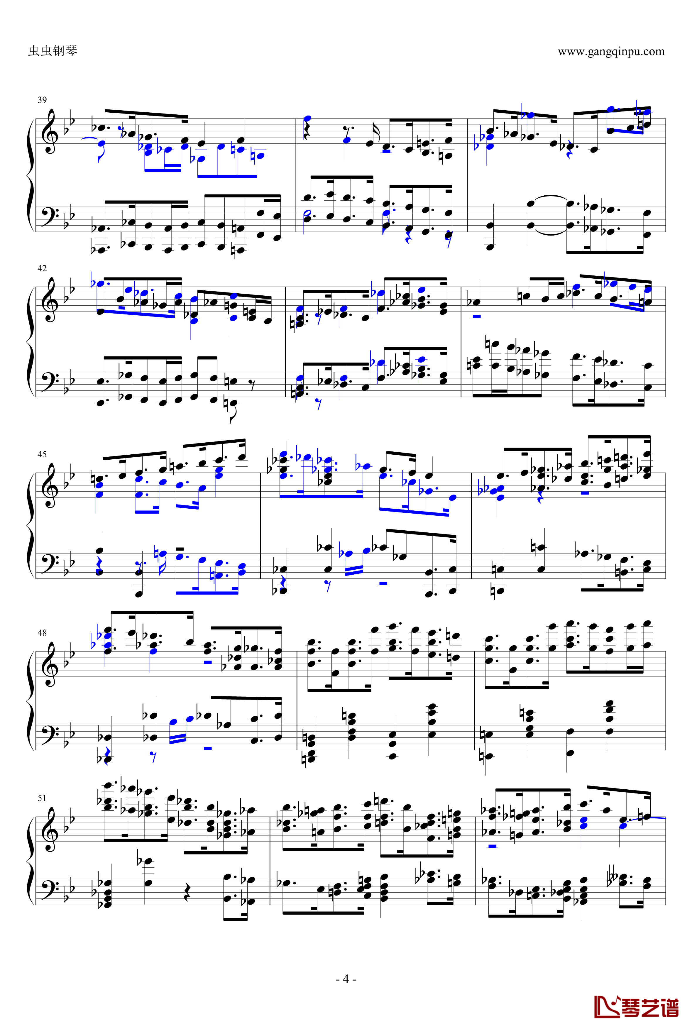 布鲁克纳第五交响曲第四乐章钢琴谱-钢琴独奏版4