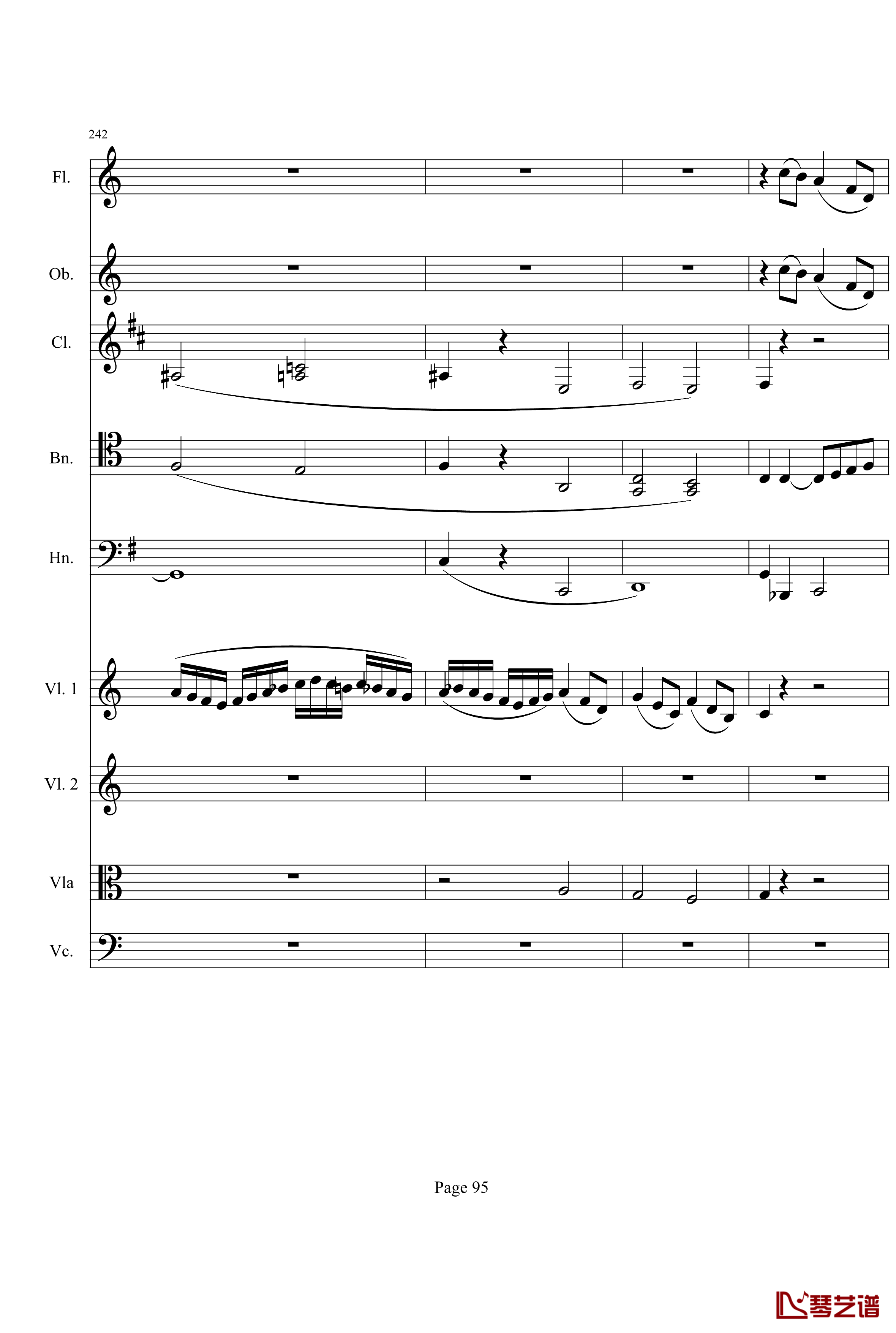 奏鸣曲之交响钢琴谱-第21-Ⅰ-贝多芬-beethoven95