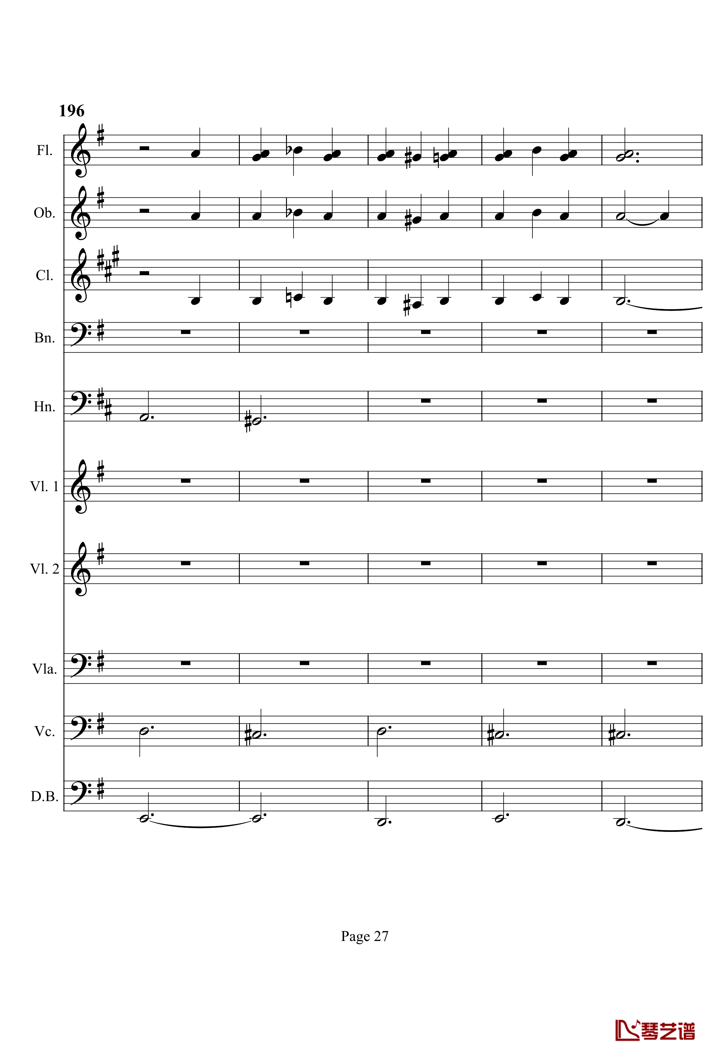 奏鸣曲之交响钢琴谱-第7首-Ⅲ-贝多芬-beethoven27