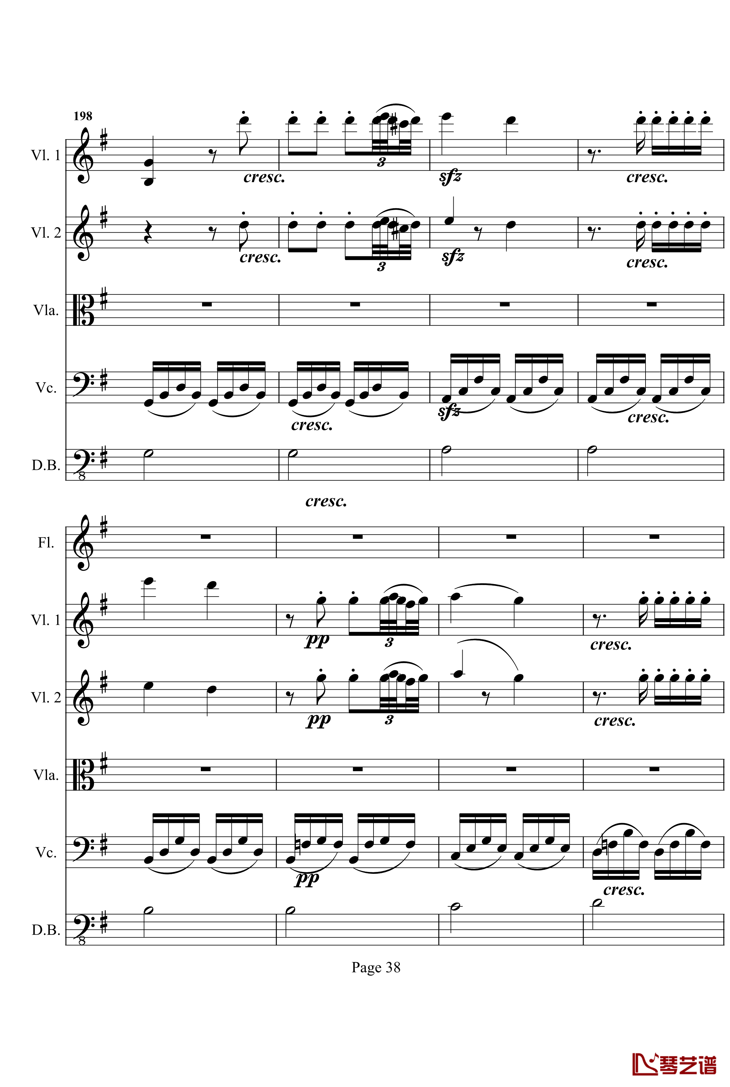 奏鸣曲之交响钢琴谱- 第十首-Ⅰ-贝多芬-beethoven38