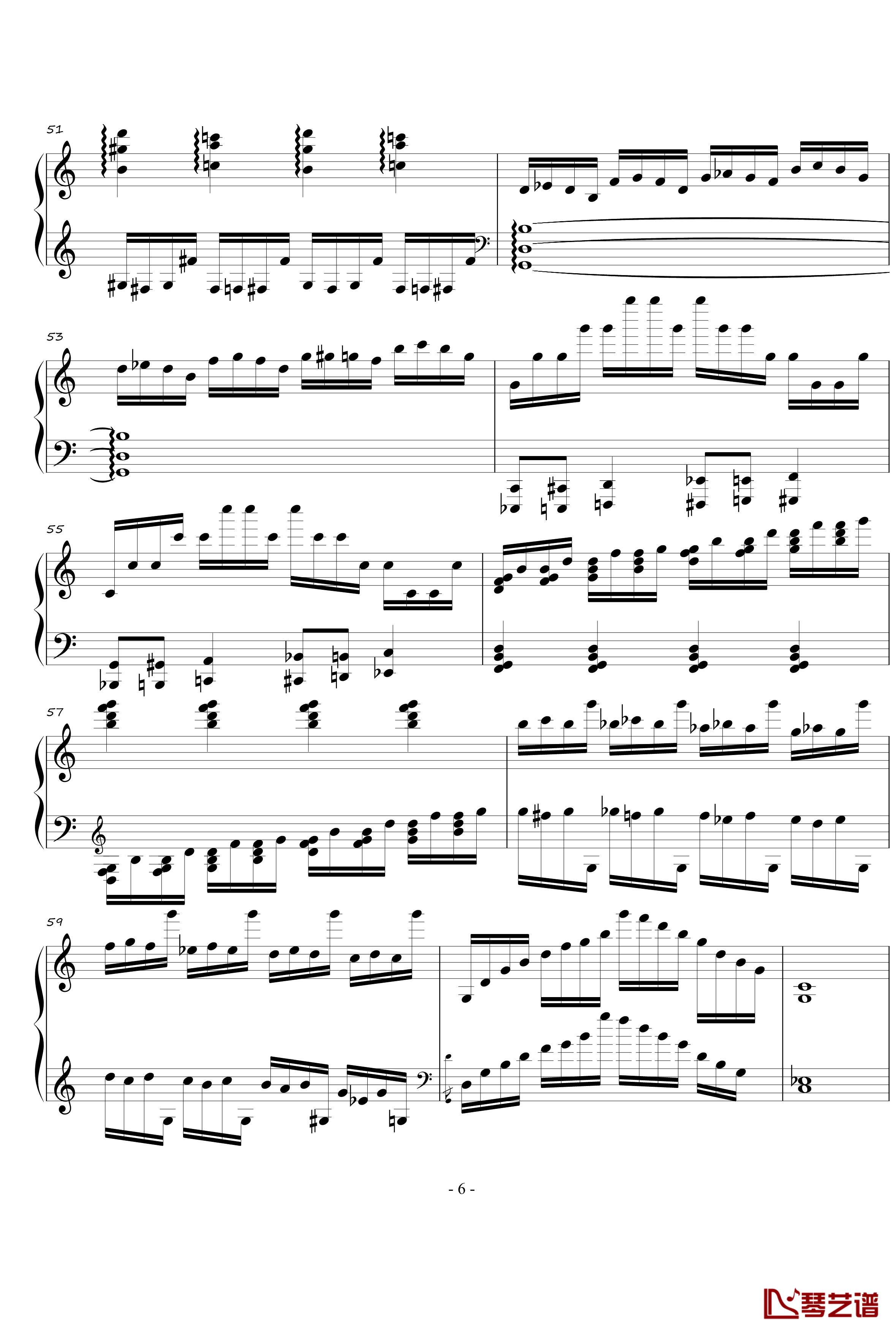 火星练习曲钢琴谱Op.2 No.3-火星先生6