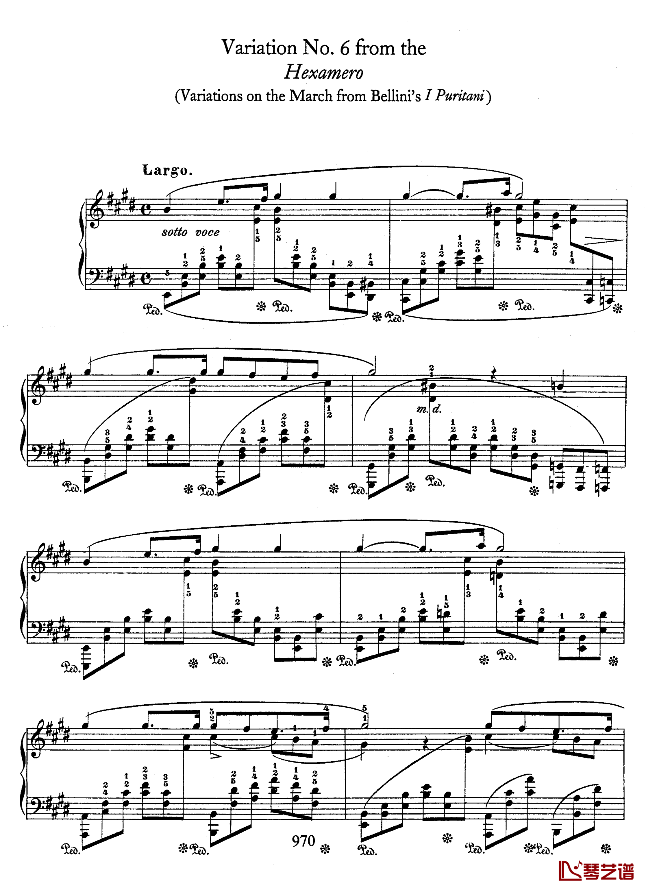 贝利尼主题变奏曲钢琴谱-肖邦-chopin1