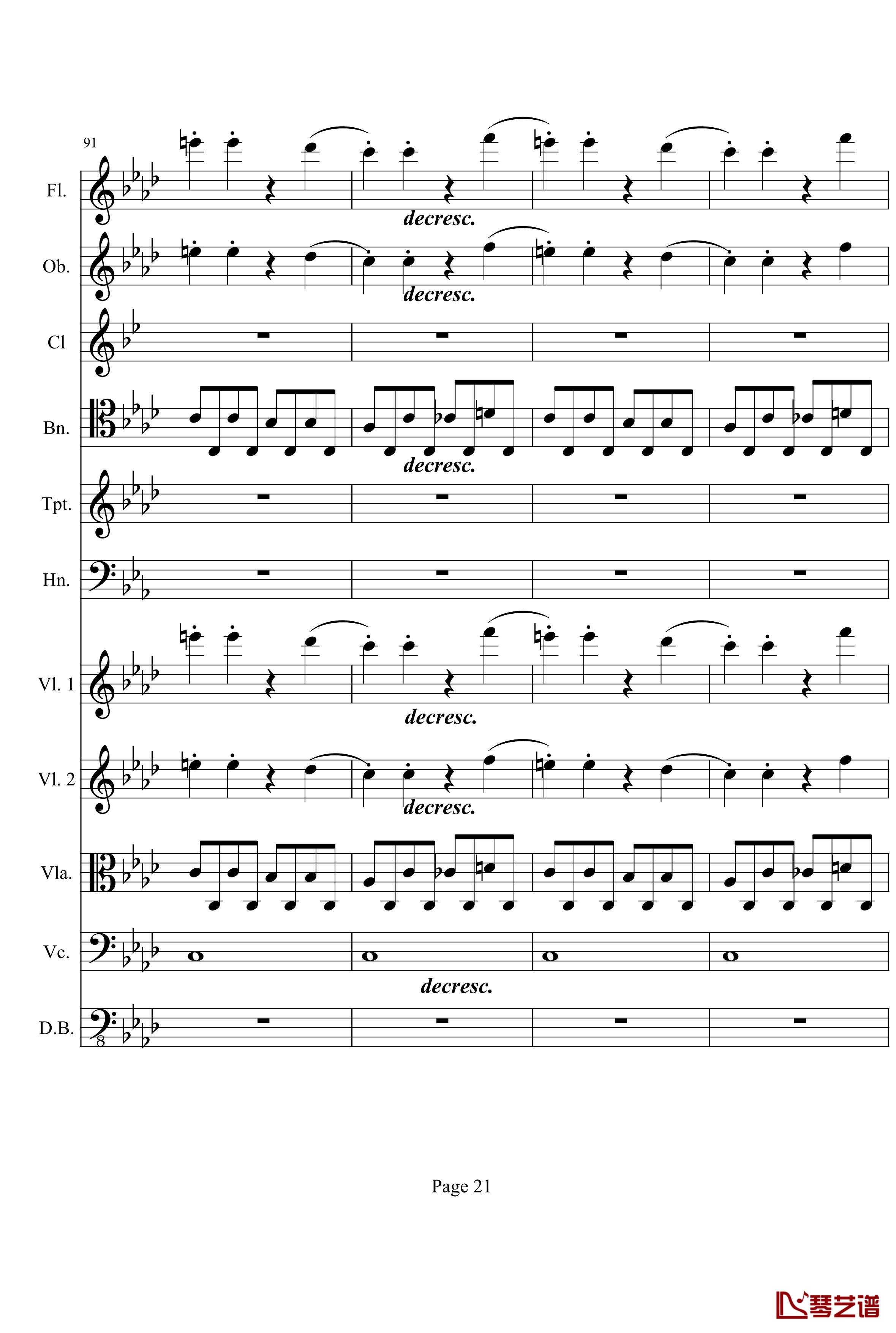 奏鸣曲之交响钢琴谱-第1首-Ⅰ-贝多芬-beethoven21