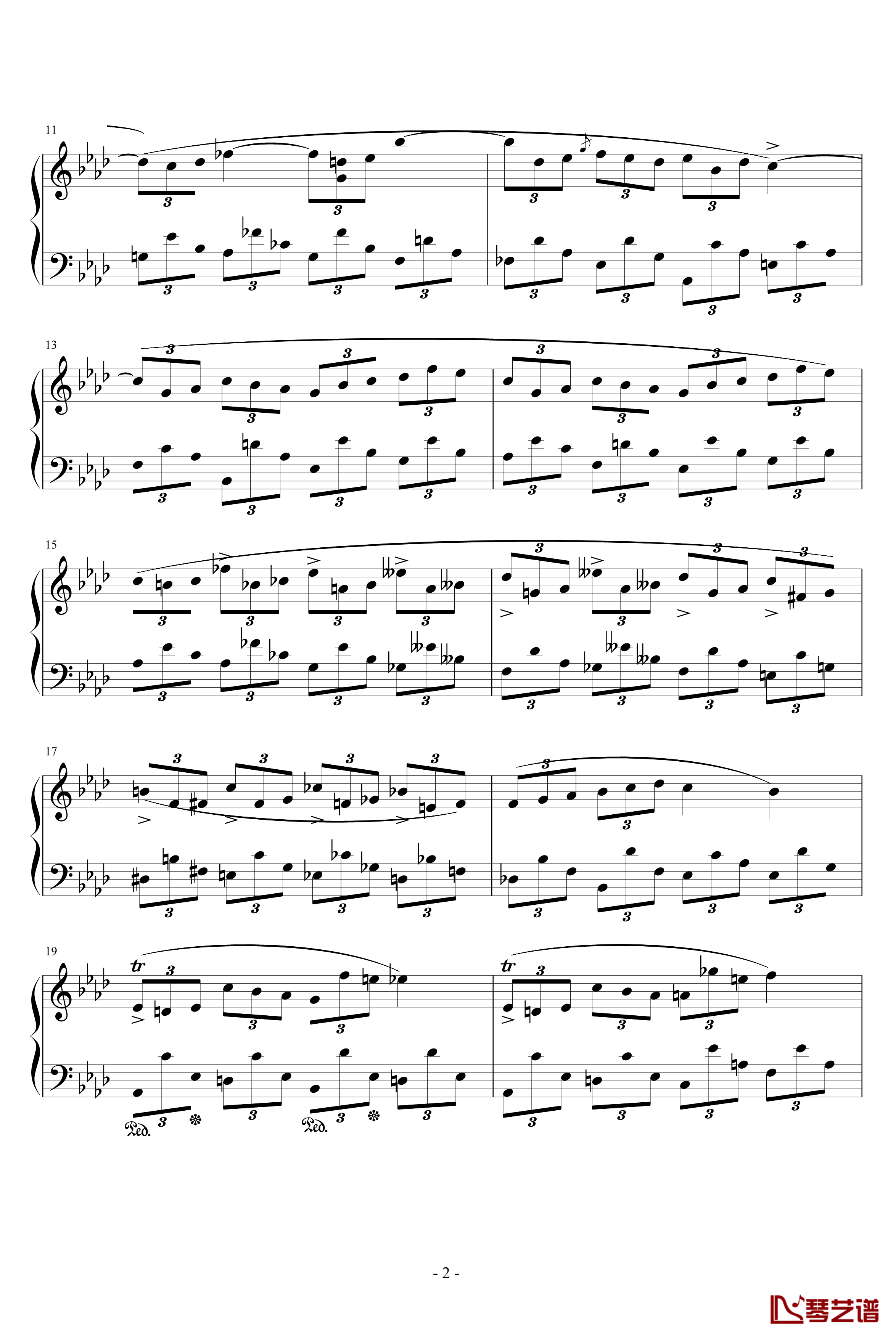 即兴曲第一首Op.29钢琴谱-肖邦-chopin2
